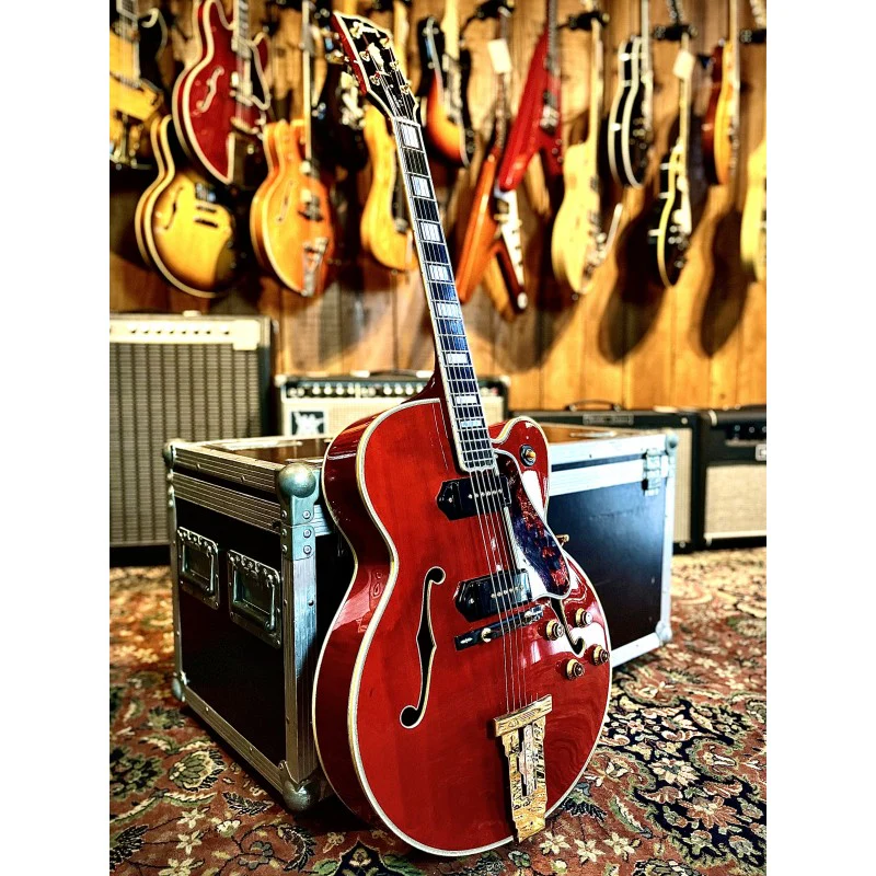 Gibson L-5 CES P90 Cherry Red (1995) USA - Image 2