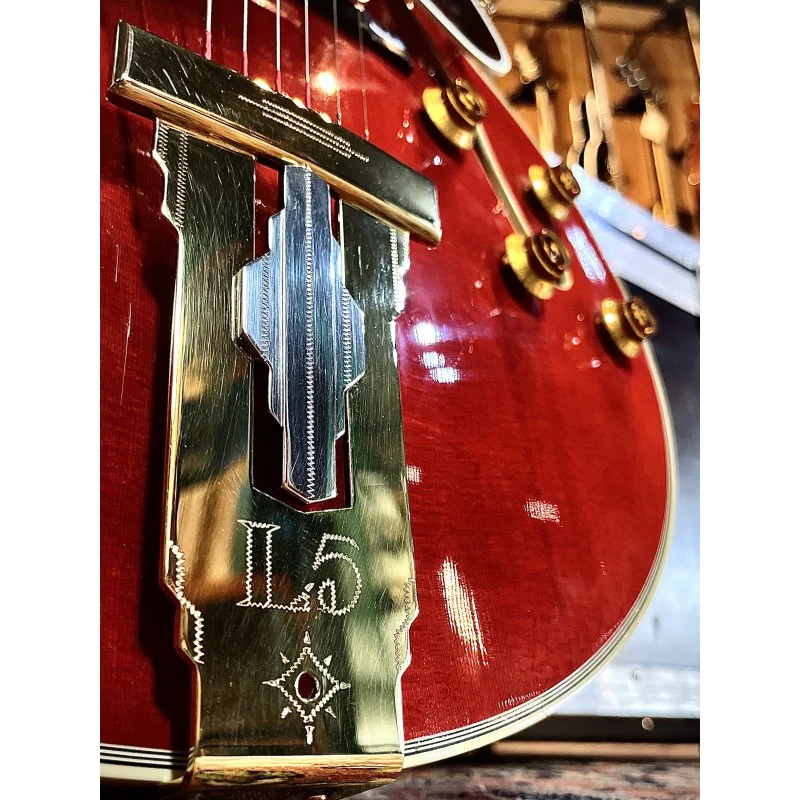 Gibson L-5 CES P90 Cherry Red (1995) USA - Image 3