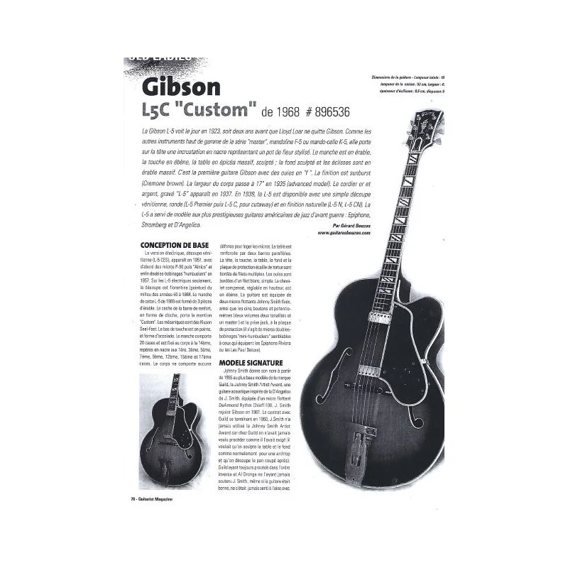 Gibson L-5 Custom (1968) USA - Image 8