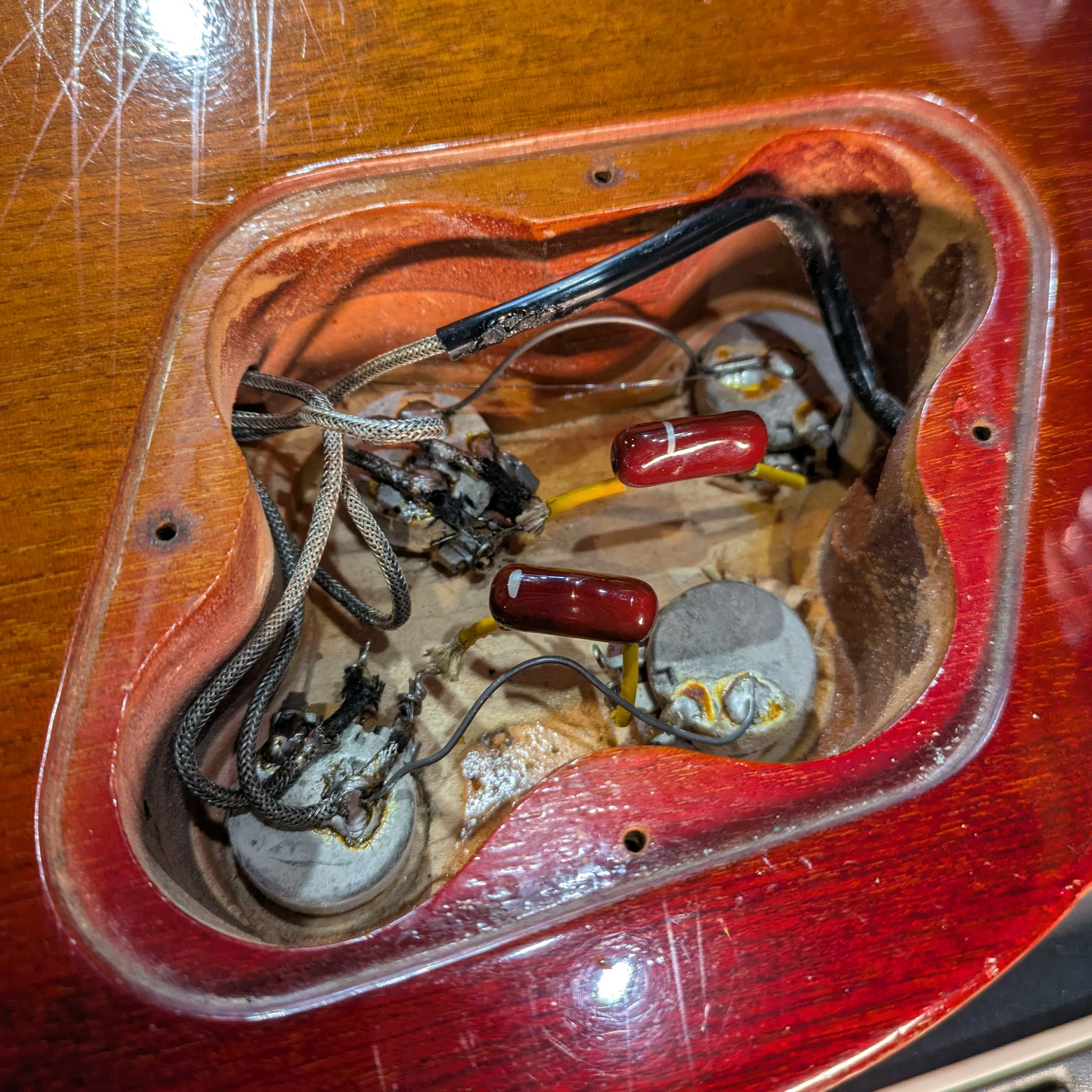 Gibson Les Paul Deluxe 1974 - Cherry Sunburst - Image 10