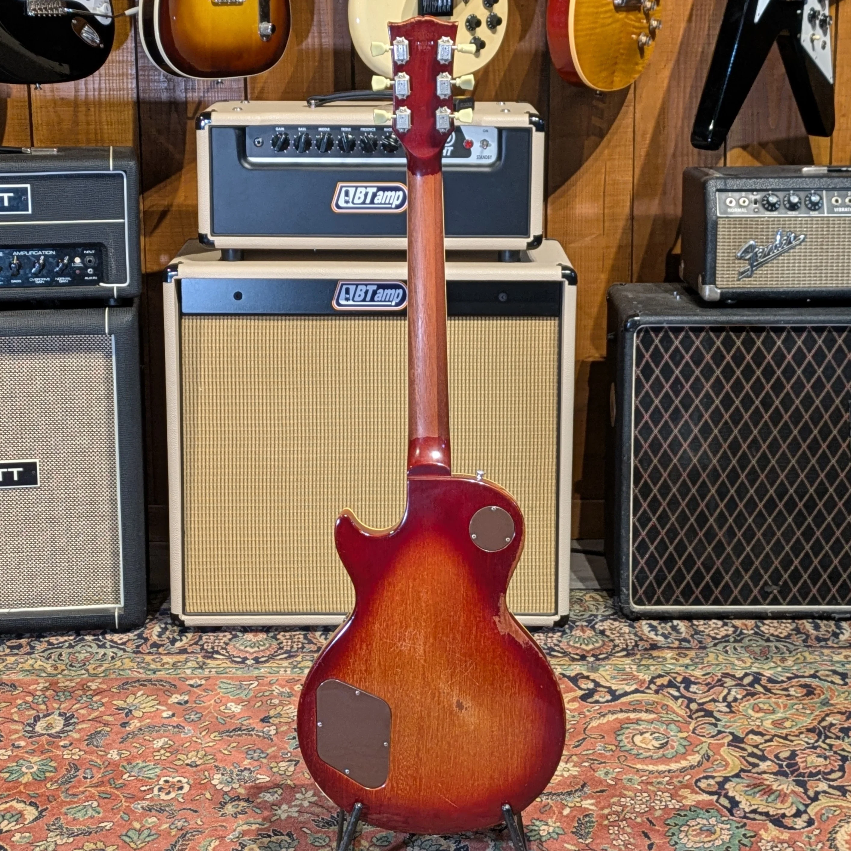 Gibson Les Paul Deluxe 1974 - Cherry Sunburst - Image 4