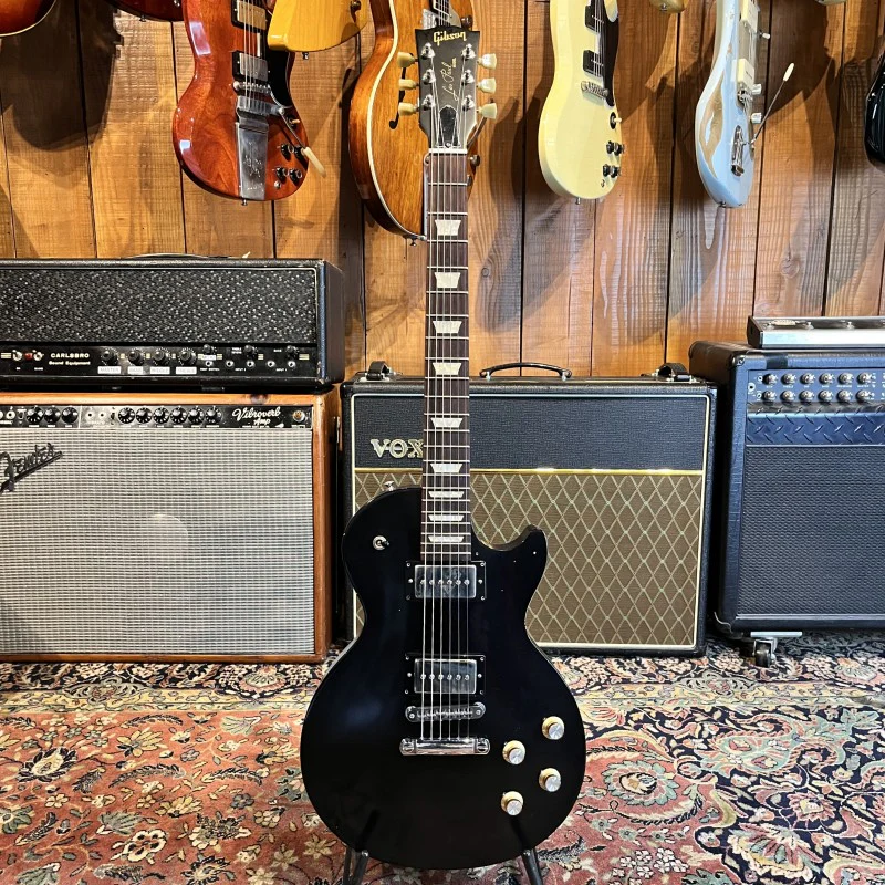 Gibson Les Paul Studio '50s Tribute 2011 - Satin Ebony - Seymour Duncan Phat Cat - Image 3