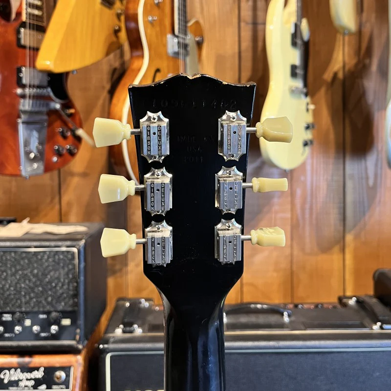 Gibson Les Paul Studio '50s Tribute 2011 - Satin Ebony - Seymour Duncan Phat Cat - Image 6