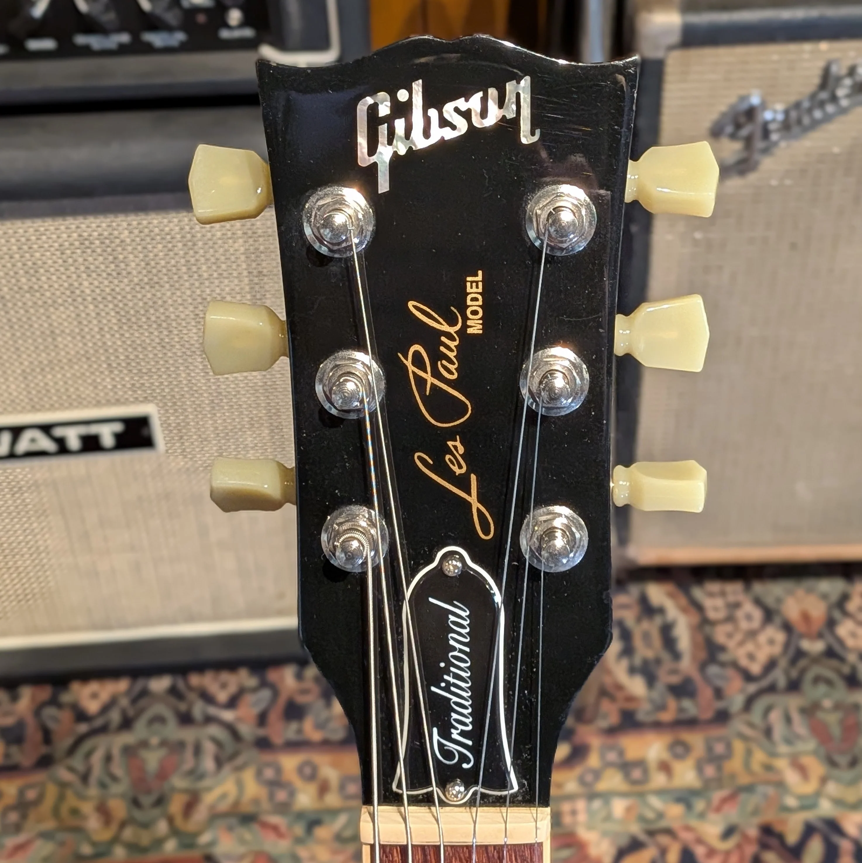 Gibson Les Paul Traditional T 2016 - Wine Red - Upgraded (Custombucker, Obsidian Wire Kit) - Image 6