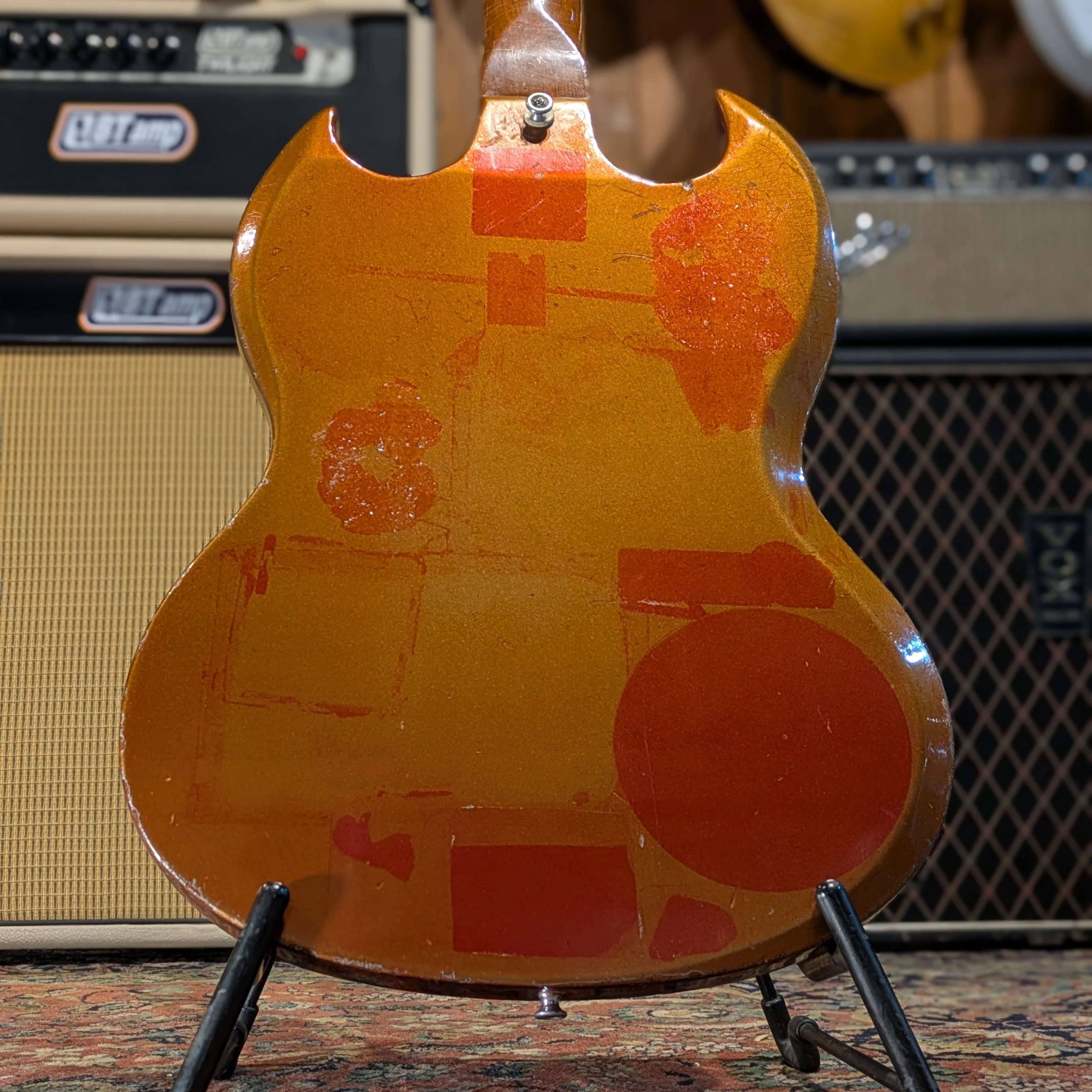 Gibson Melody Maker Bass 1968 Sparkling Burgundy - Image 2