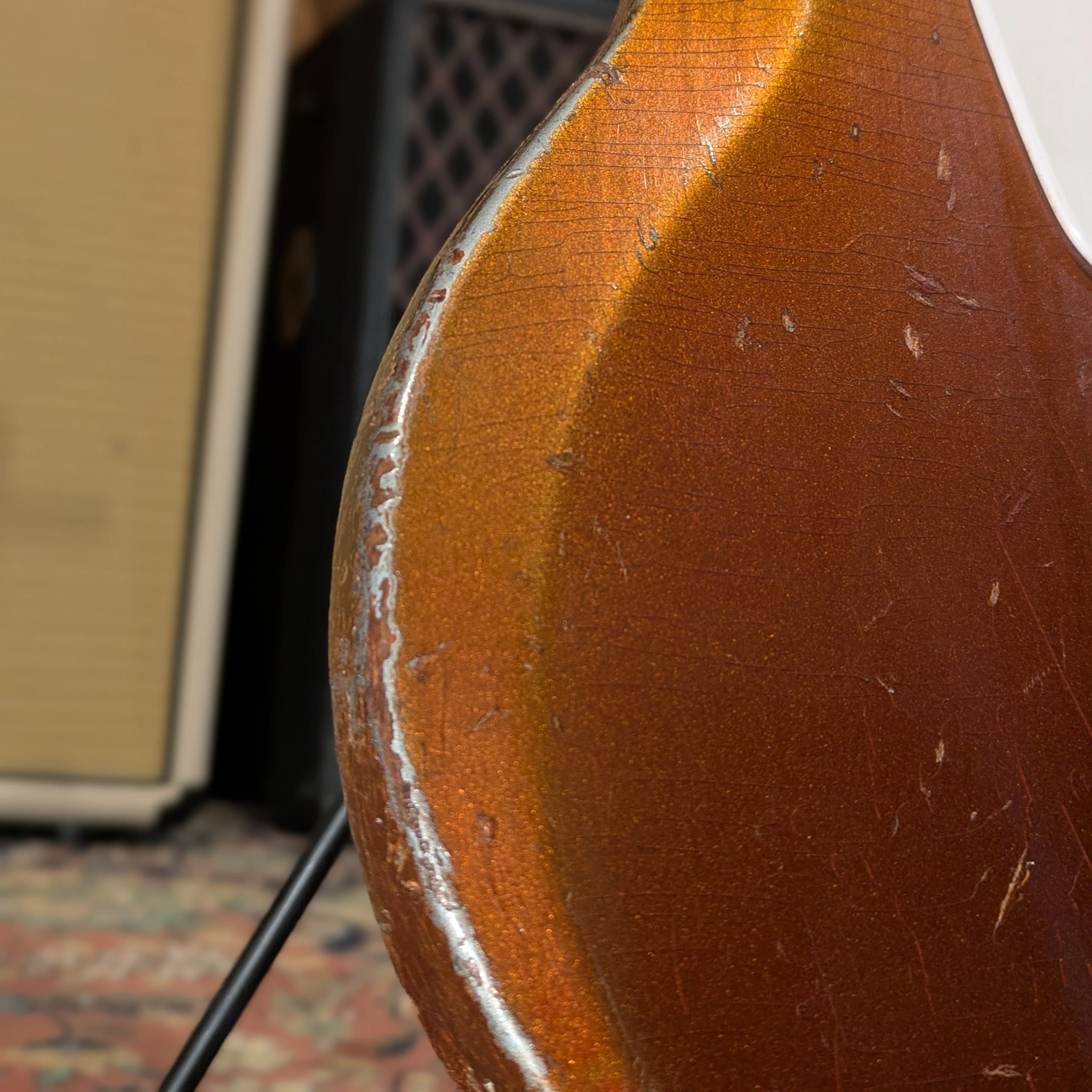 Gibson Melody Maker Bass 1968 Sparkling Burgundy - Image 5