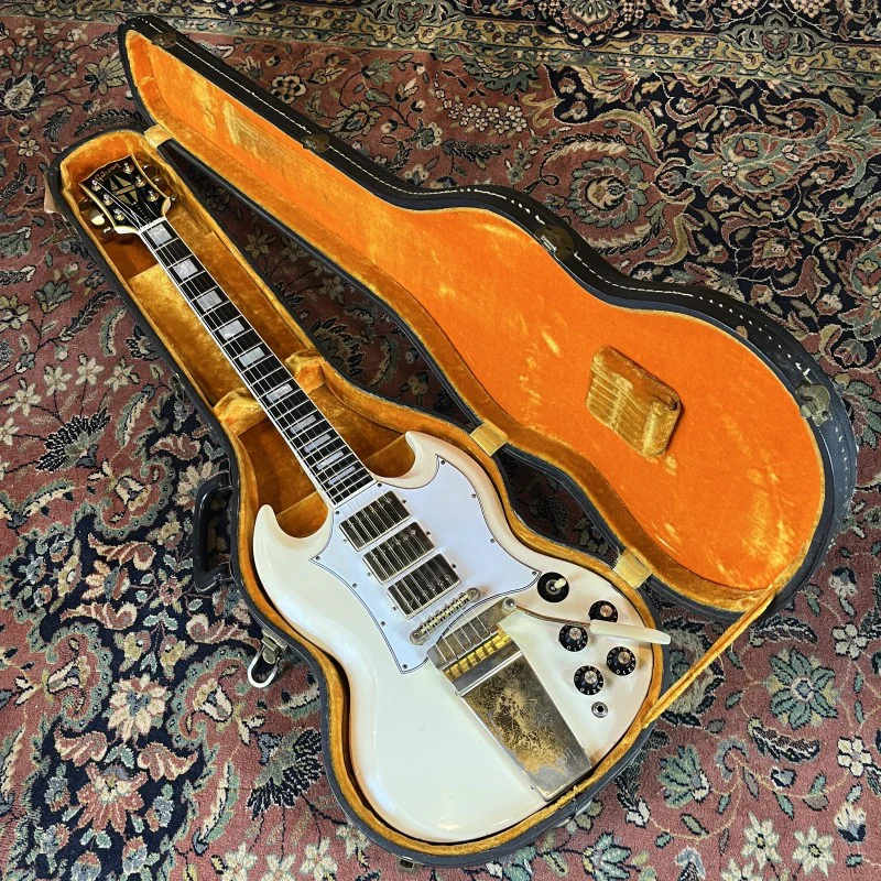 Gibson SG Custom with Maestro Vibrola 1968 - White - Image 2