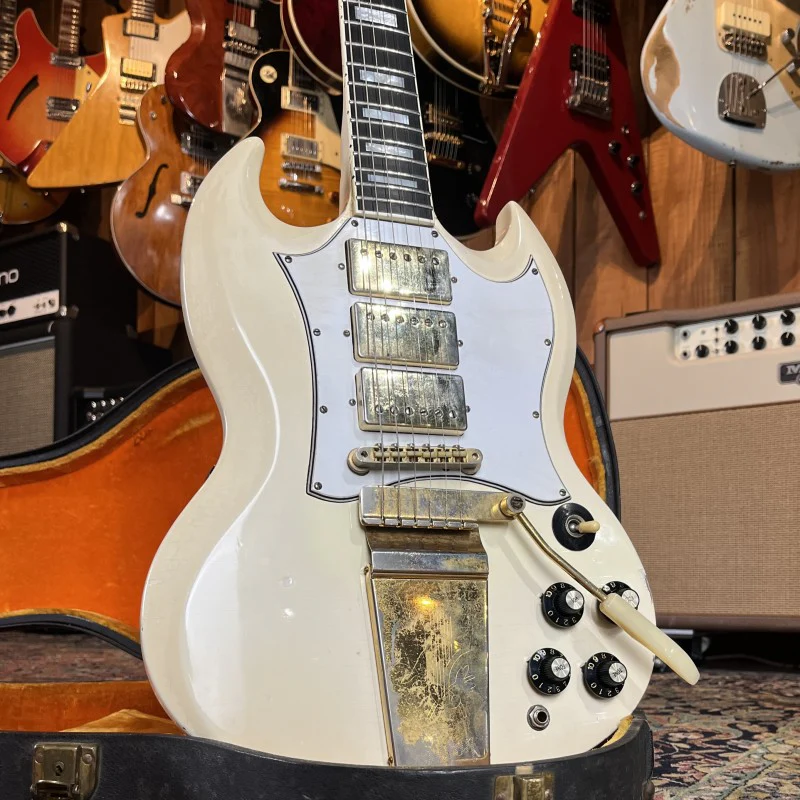 Gibson SG Custom with Maestro Vibrola 1968 - White - Image 3
