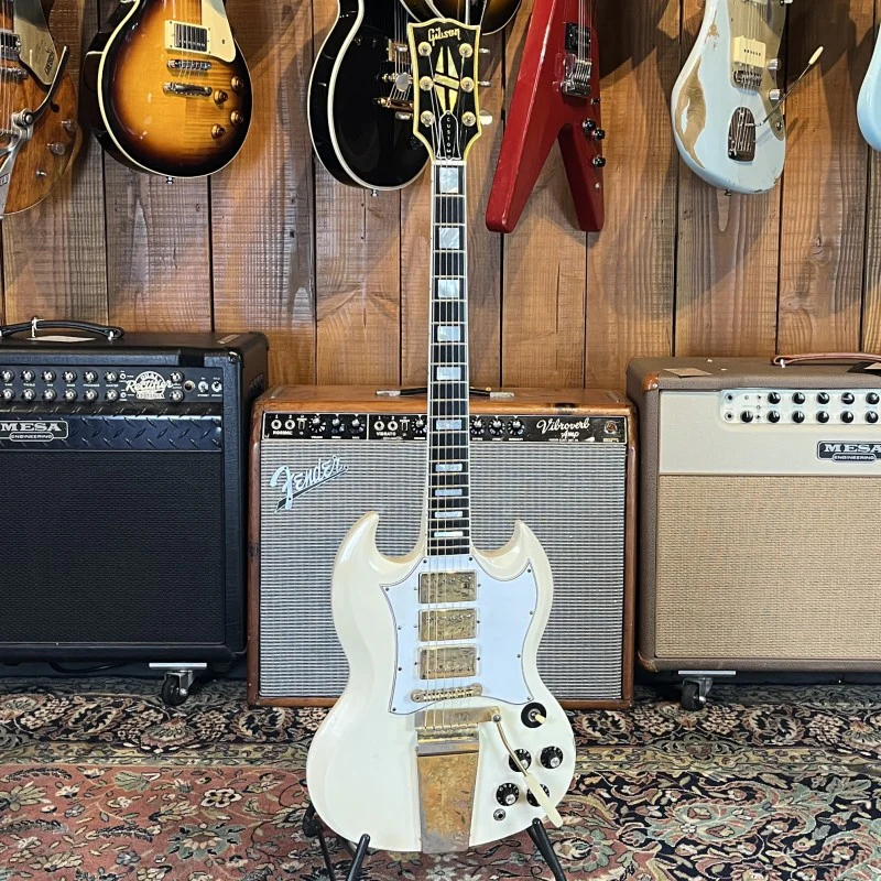 Gibson SG Custom with Maestro Vibrola 1968 - White - Image 6