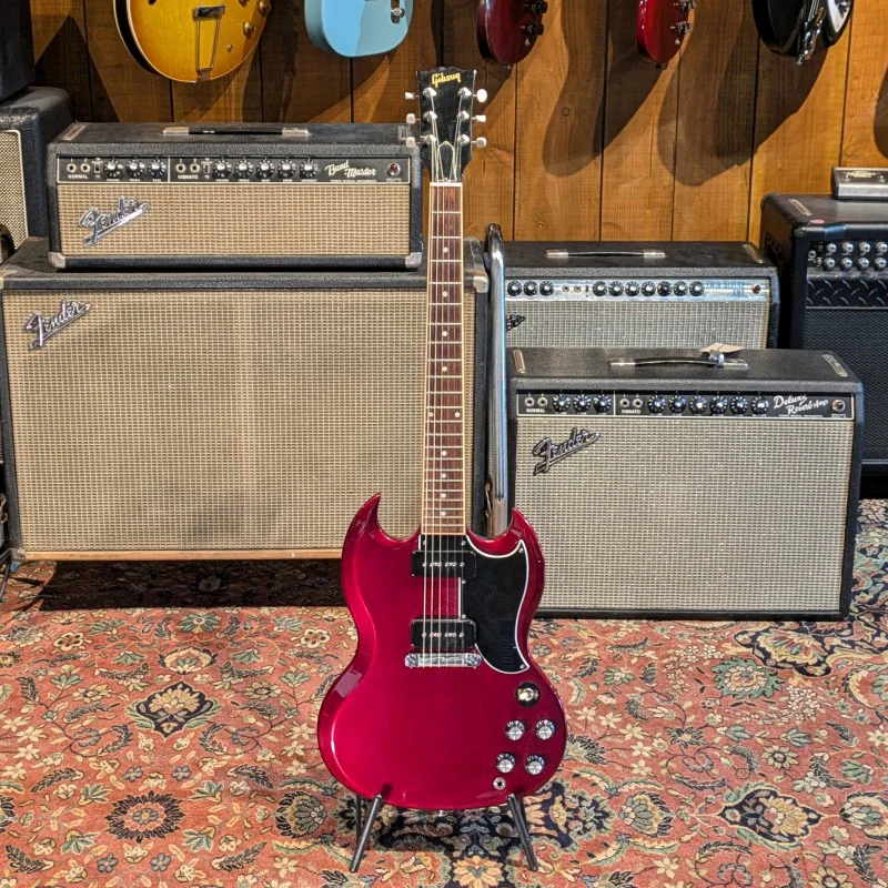 Gibson SG Special 2019 - Vintage Sparkling Burgundy Occasion - Excellent - Image 3