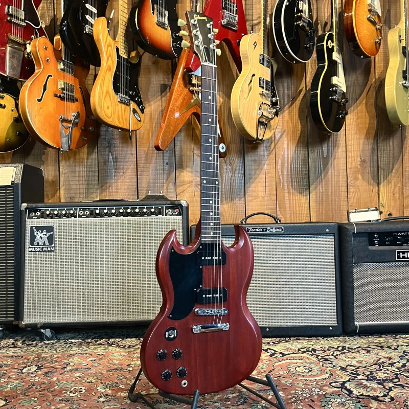 Gibson SG Special 60s Tribute Gaucher Worn Cherry - Image 2
