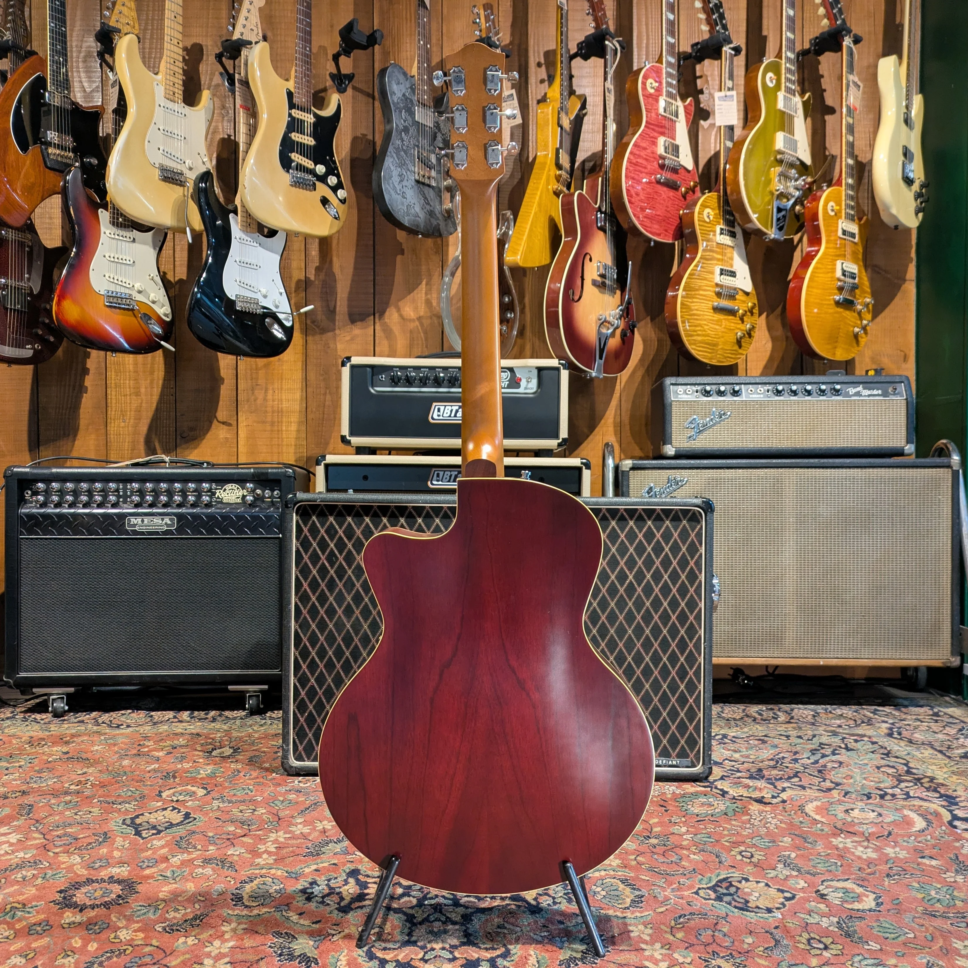 Godin 5th Avenue CW Kingpin II 2010s - Burgundy - Image 6