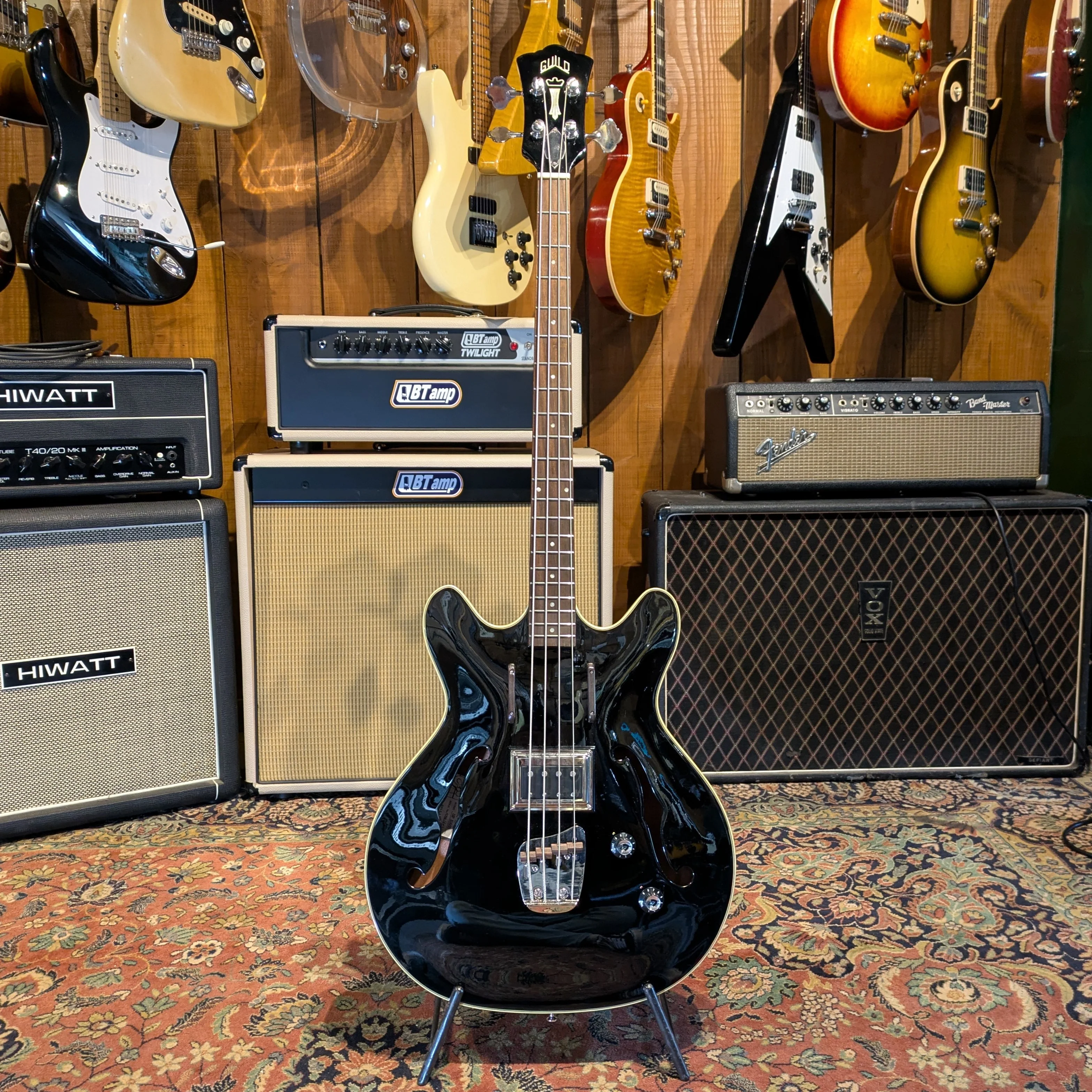 Guild Starfire Bass - Black - Image 5