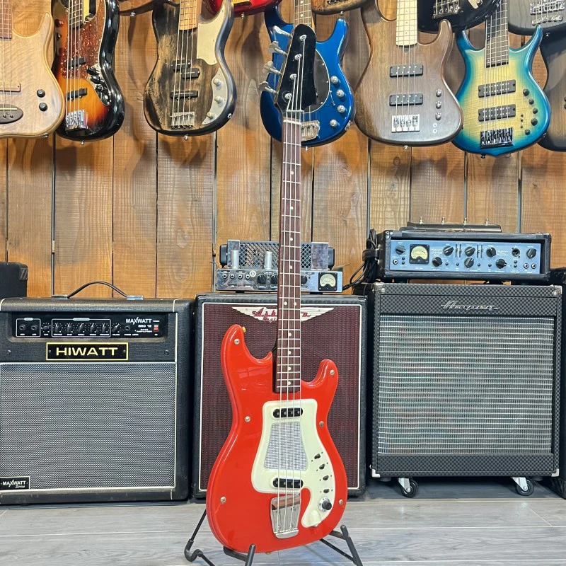 Hagstrom Futurama 1 Bass (60'S) Suede - Image 2