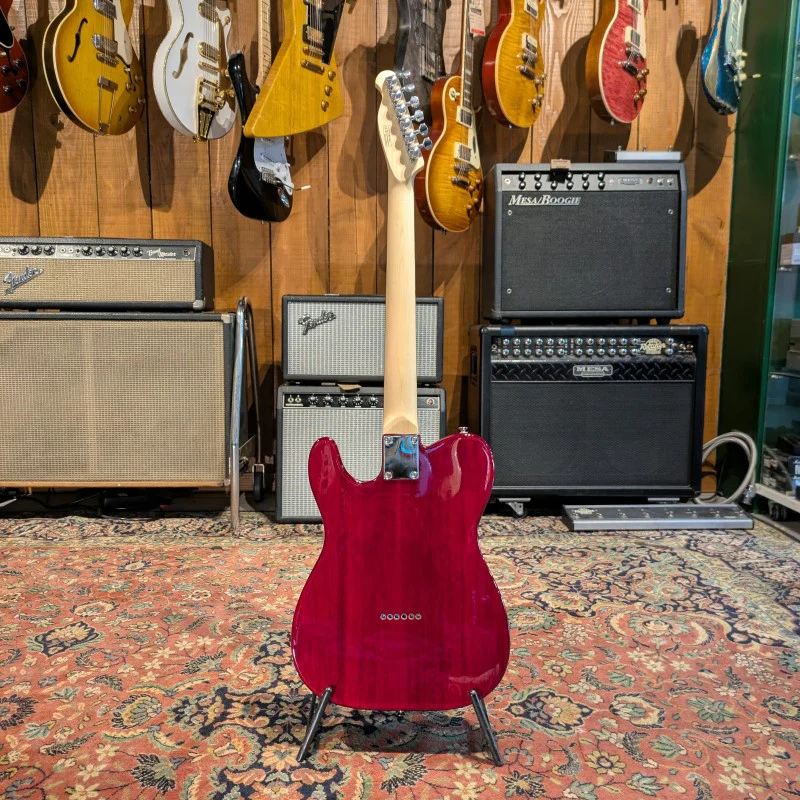 Harley Benton TE-90QM Trans Red - Image 4