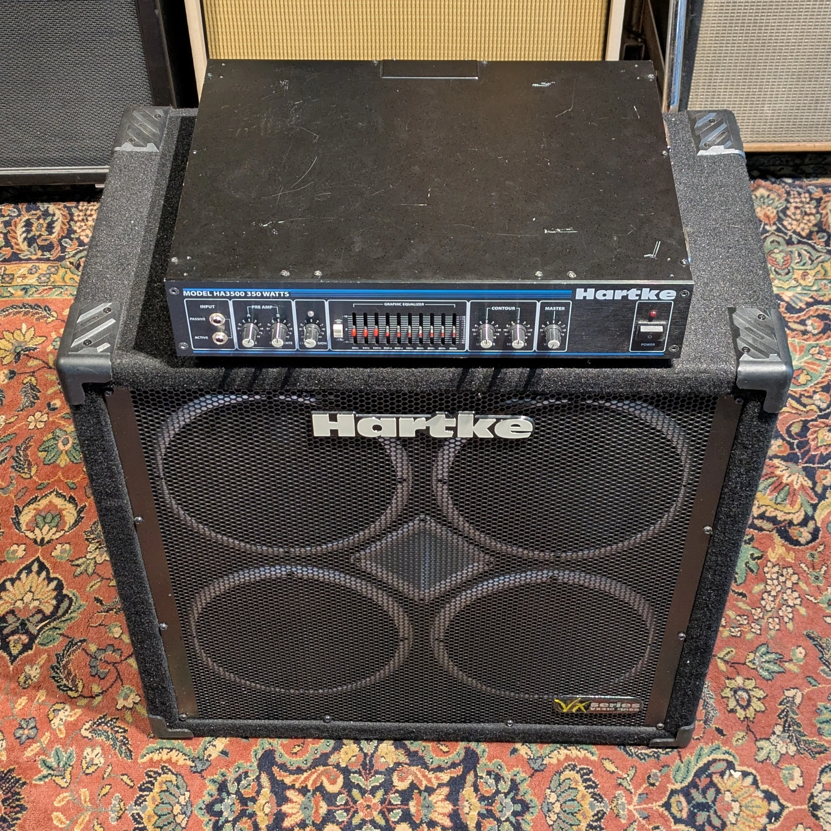 HARTKE MODEL 3500 Head 350W + CAB VX 410 - Image 6