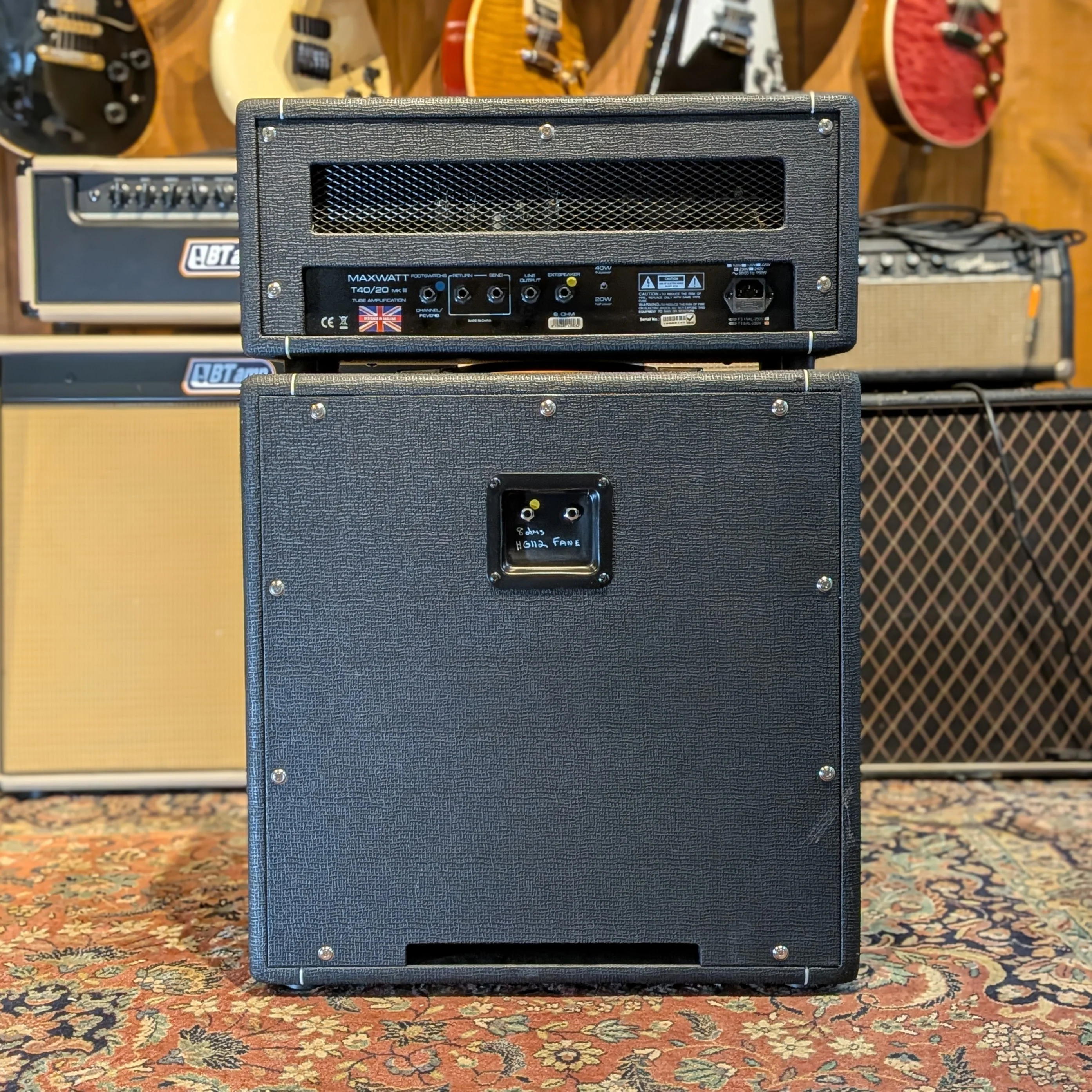 Hiwatt T40/20 MKIII Guitar Amp Head + Hiwatt HG112 Cabinet (Fane) - Image 5
