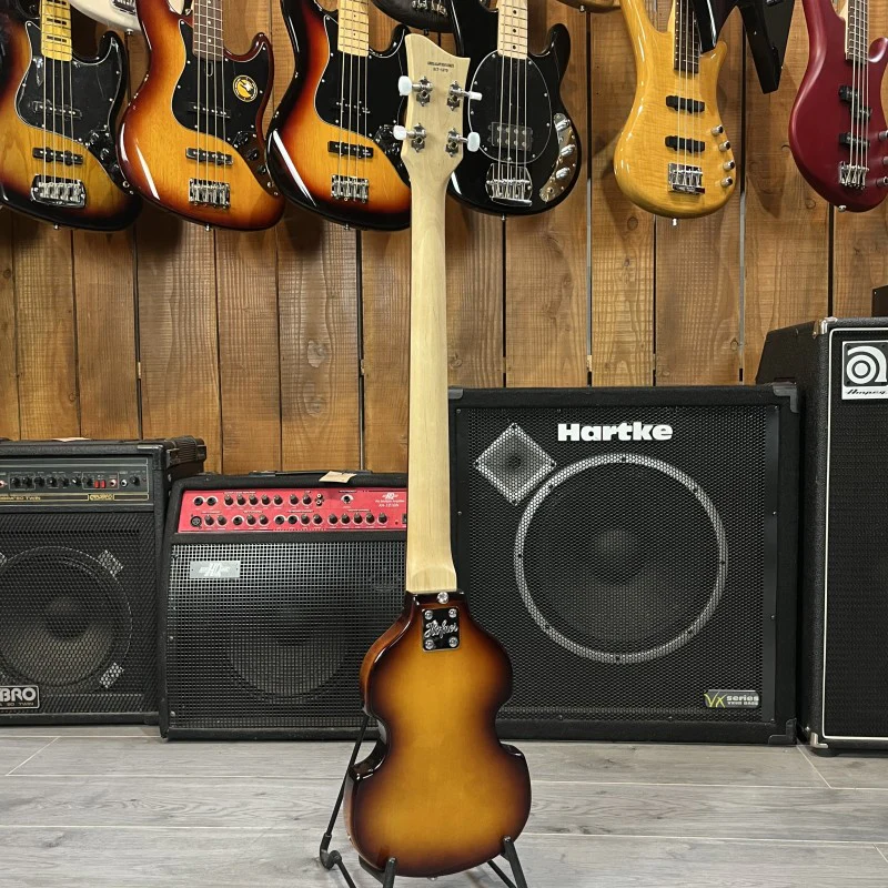 Hofner Contemporary Series Shorty Violin Bass Sunburst - Image 4