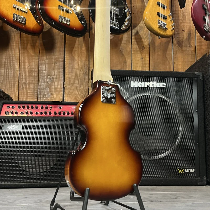 Hofner Contemporary Series Shorty Violin Bass Sunburst - Image 5