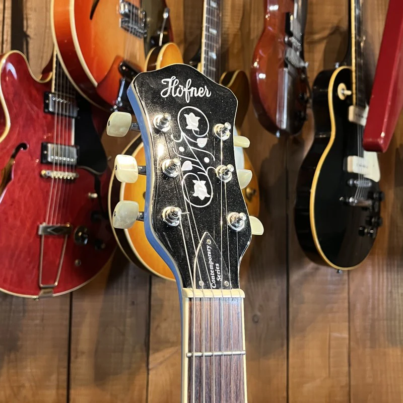 Hofner Limited Edition Contemporary Series Verythin 2014 - Power Blue - Image 5