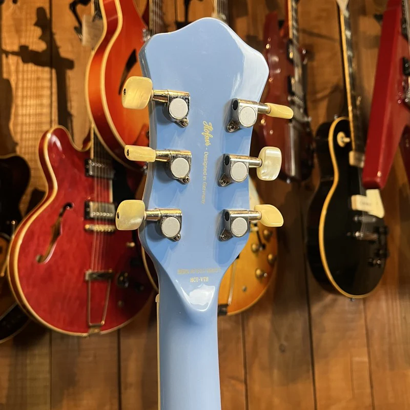 Hofner Limited Edition Contemporary Series Verythin 2014 - Power Blue - Image 6