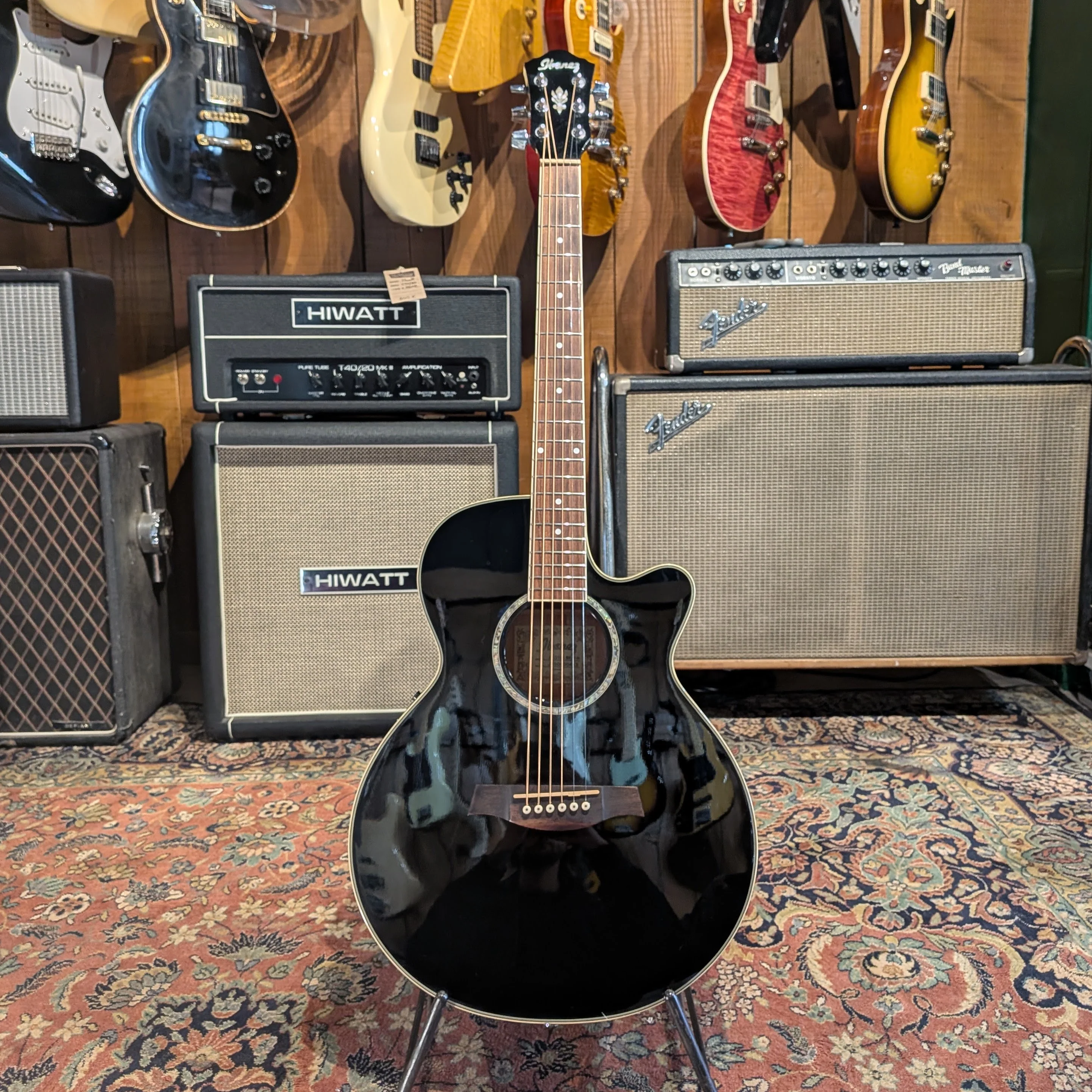 Ibanez AEG10E-BK-27-01 - Black - Image 3