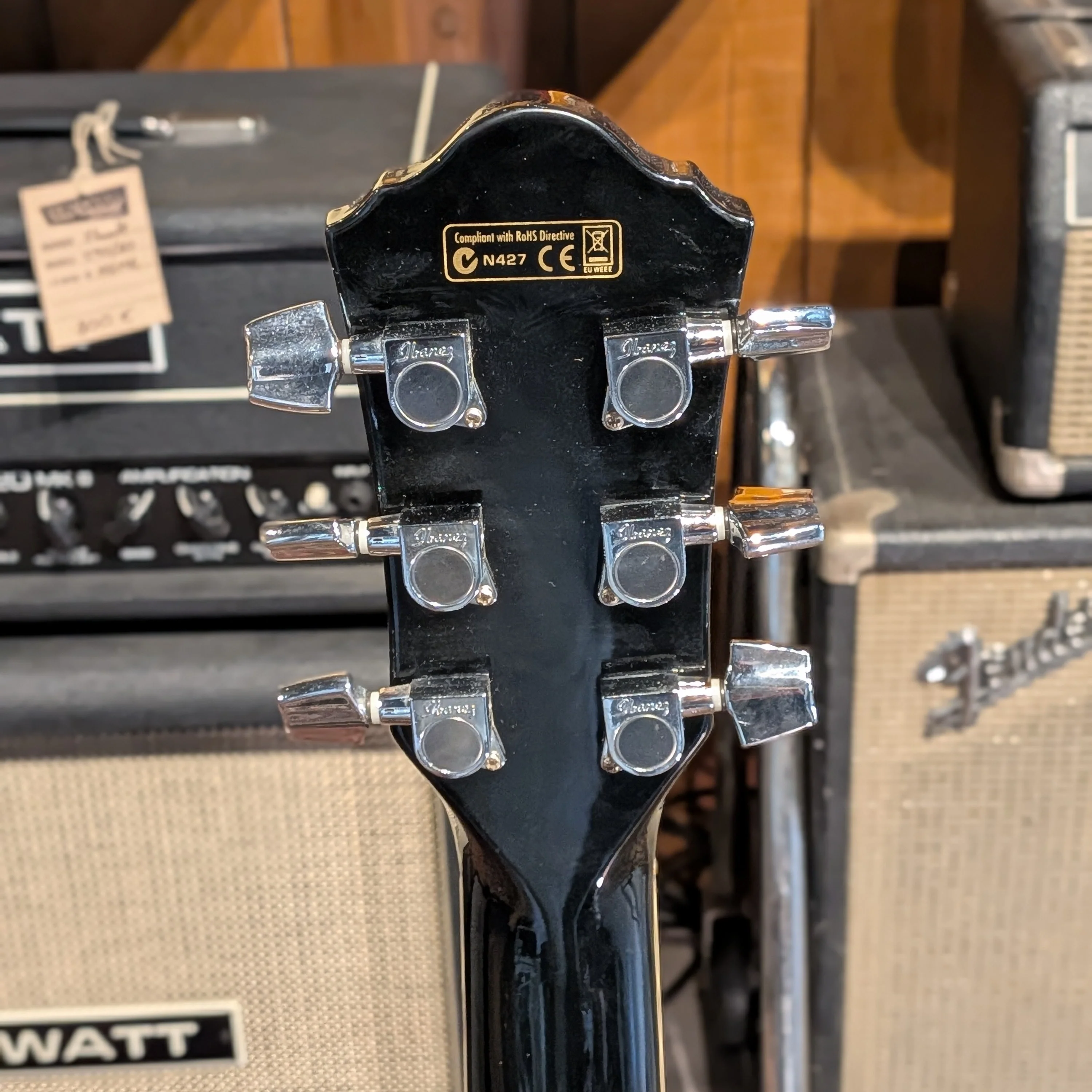 Ibanez AEG10E-BK-27-01 - Black - Image 6