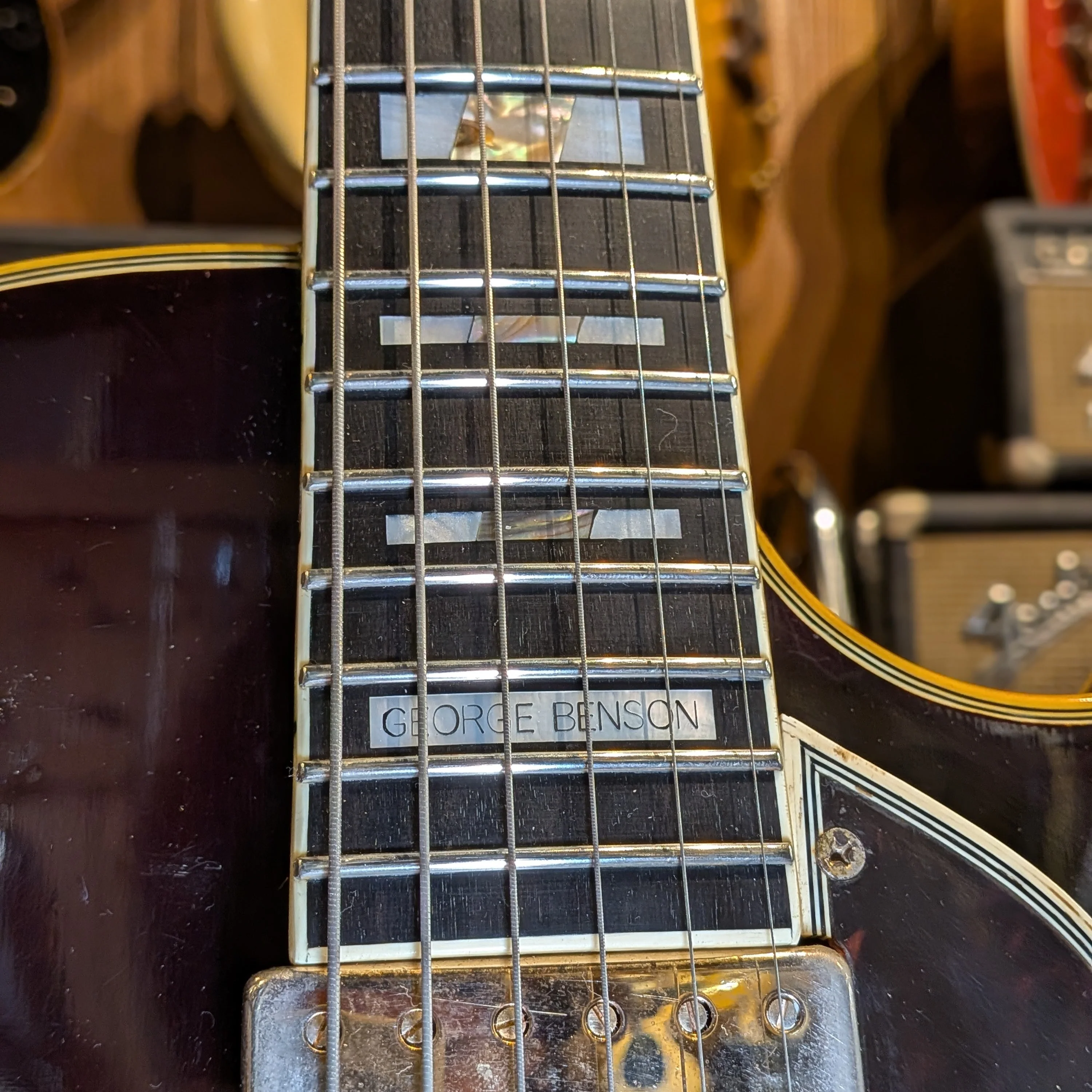 Ibanez GB10-BS George Benson Signature 1980 - Brown Sunburst - Image 11