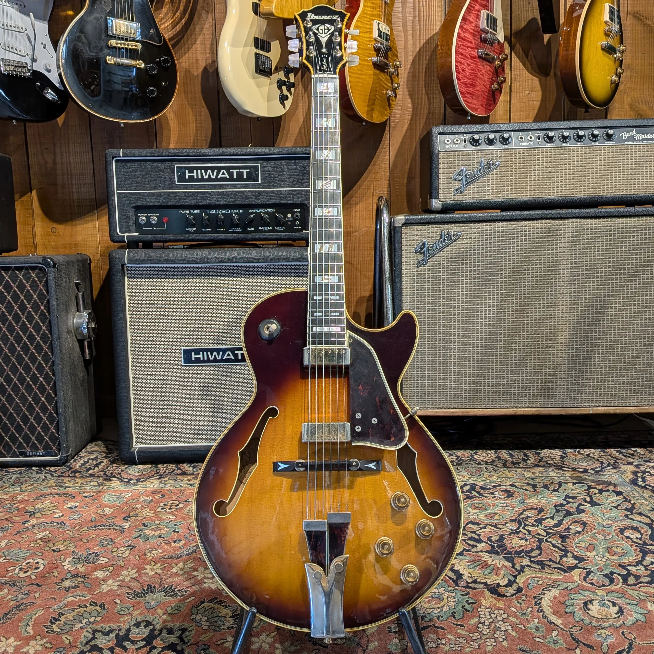 Ibanez GB10-BS George Benson Signature 1980 - Brown Sunburst - Image 5