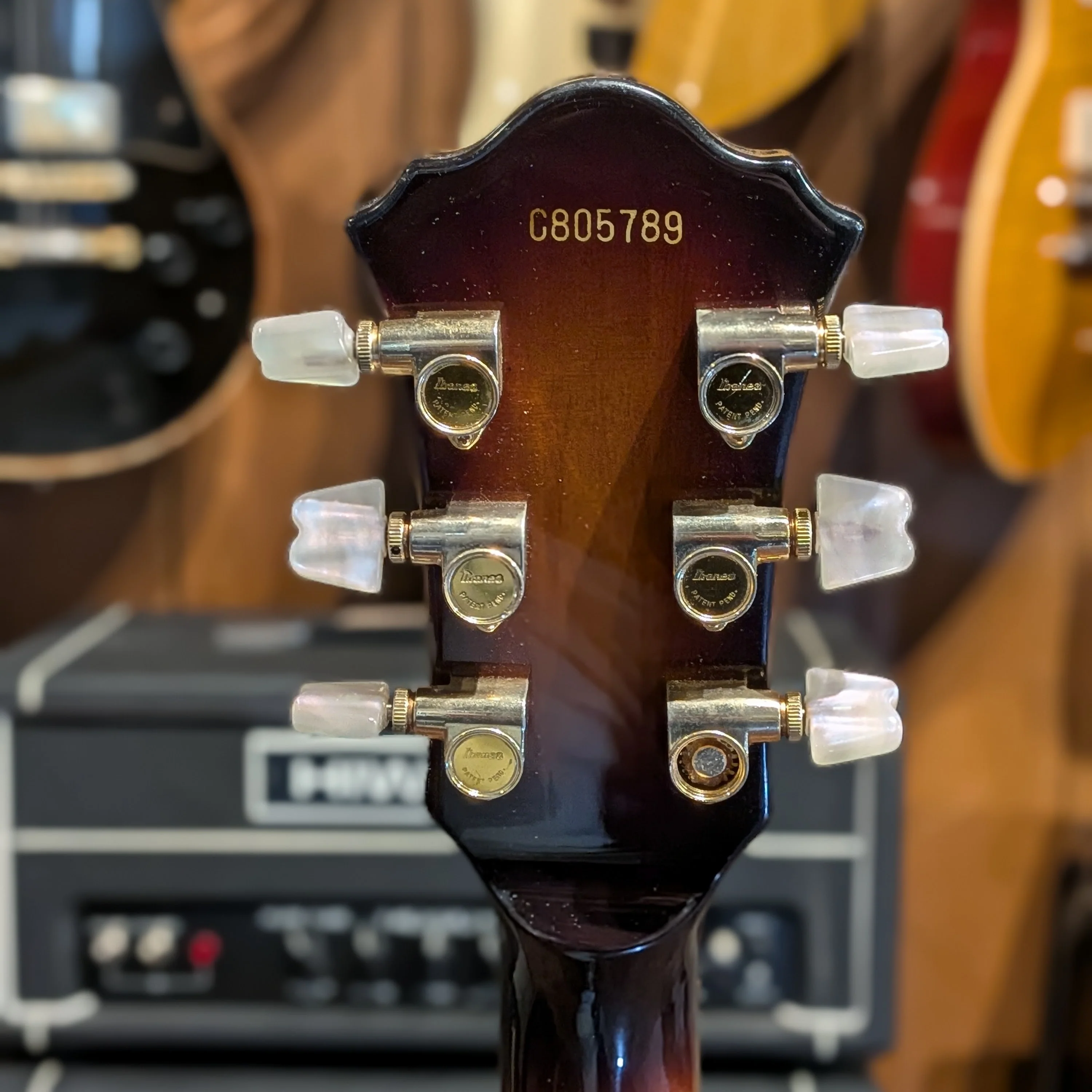 Ibanez GB10-BS George Benson Signature 1980 - Brown Sunburst - Image 8