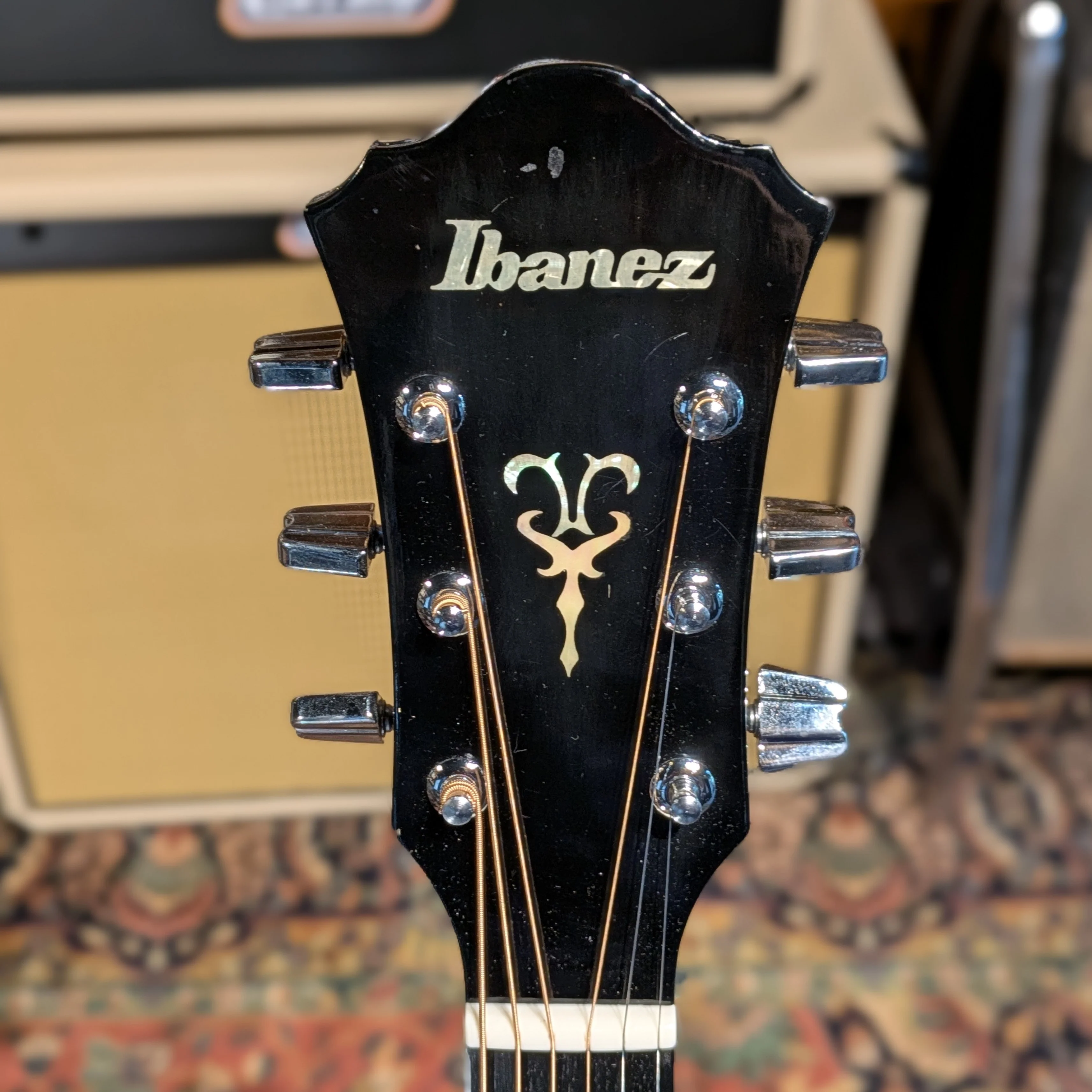 Ibanez V300 BK - Black - Japan - Image 4
