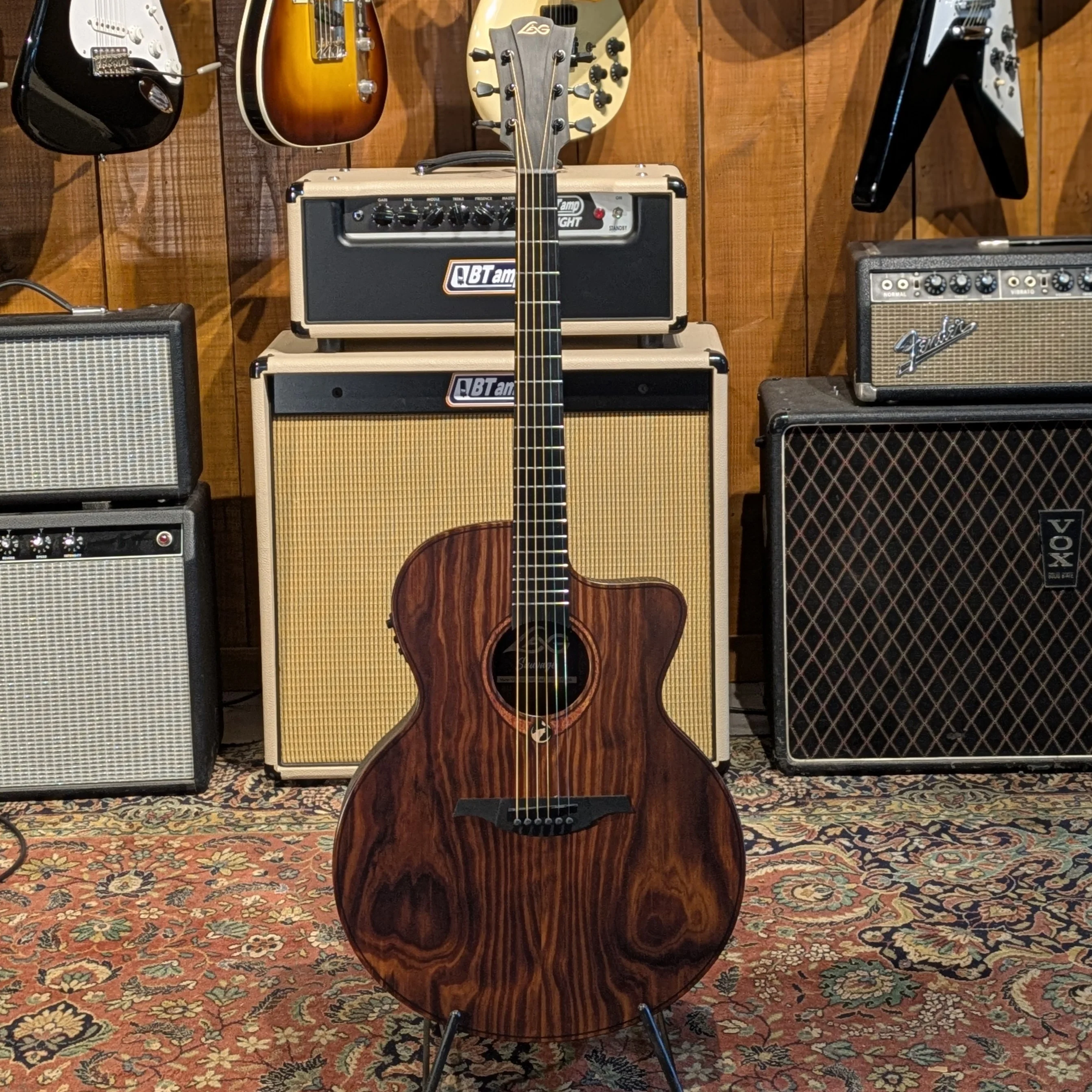 LÂG - SAUVAGE JCE - Guitare acoustique Sauvage Jumbo Électro - Image 3