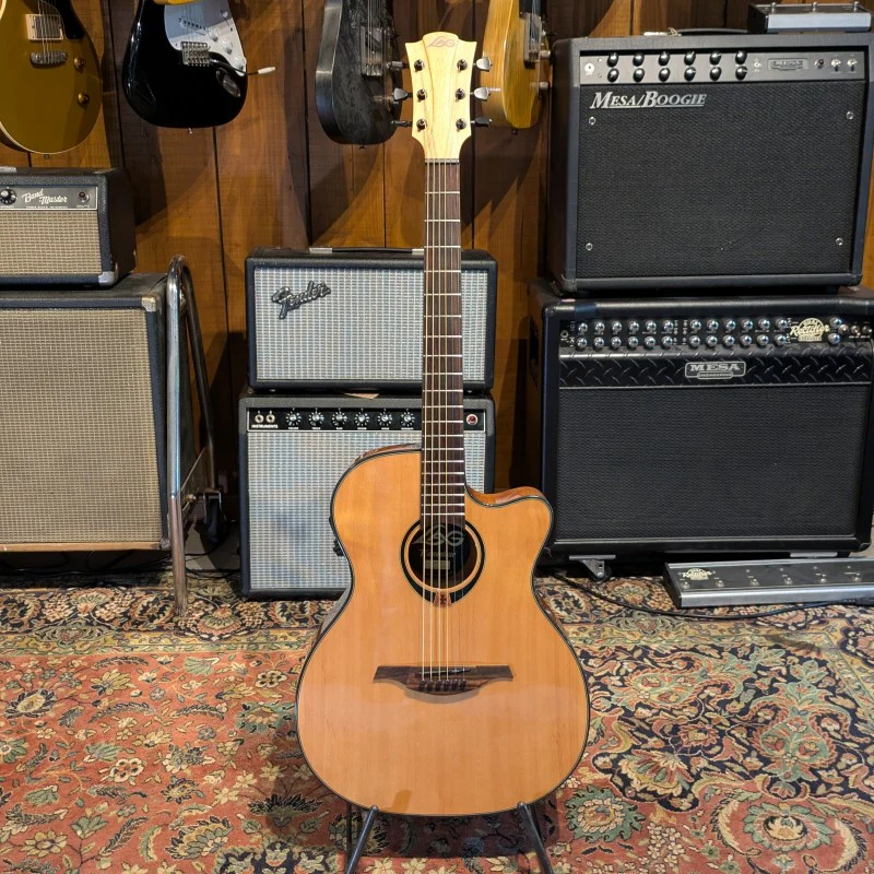 Lag T80ACE Tramontane Auditorium with Cutaway - Image 5