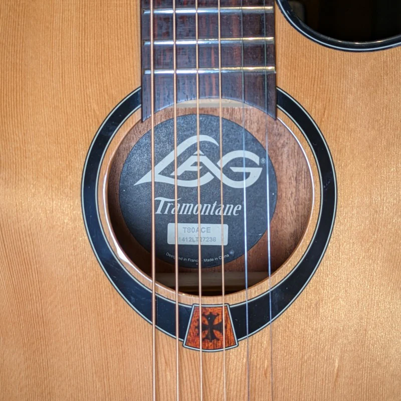 Lag T80ACE Tramontane Auditorium with Cutaway - Image 9
