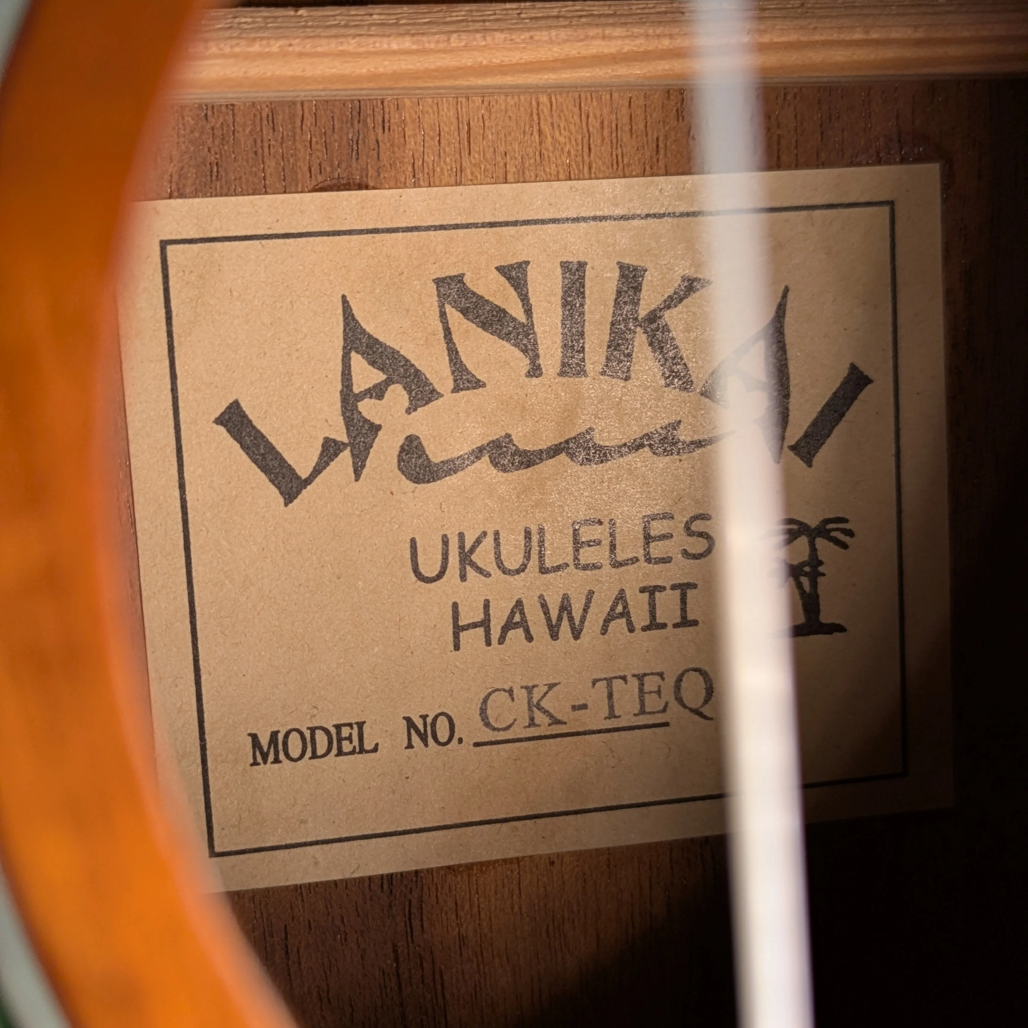LANIKAI CK-TEQ Ukulele - Image 7