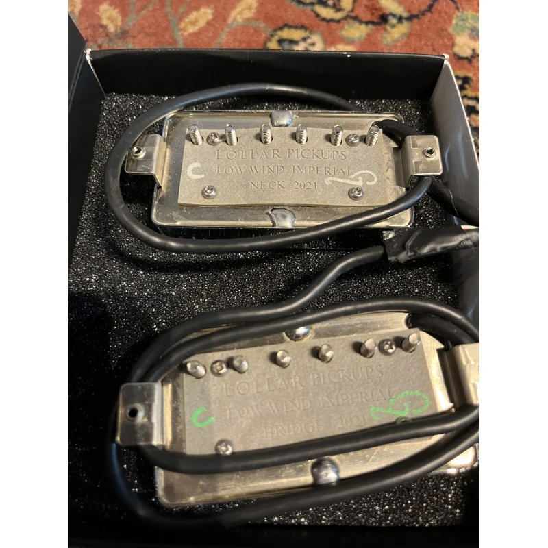 Lollar Imperial Humbucker Low Wind Chromes Set - Image 2
