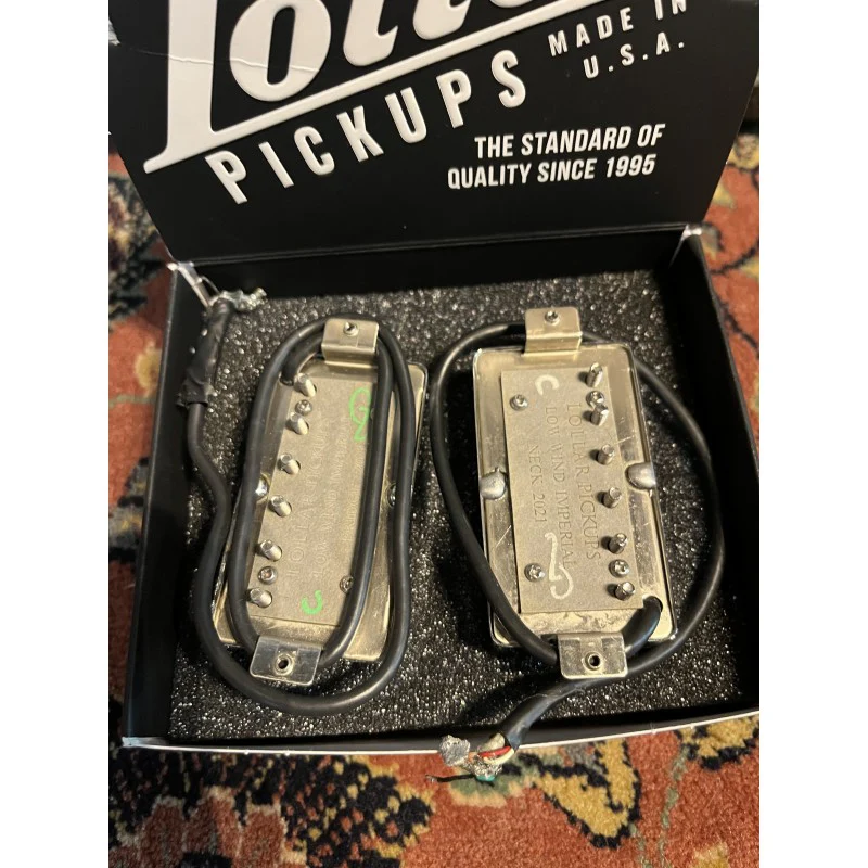 Lollar Imperial Humbucker Low Wind Chromes Set - Image 3