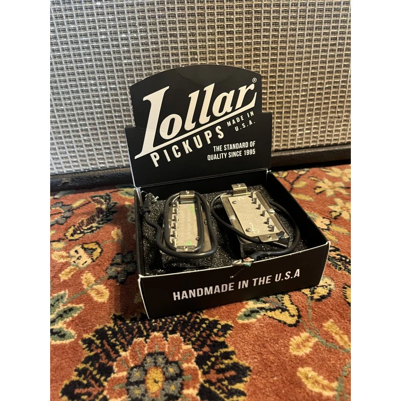 Lollar Imperial Humbucker Low Wind Chromes Set - Image 4