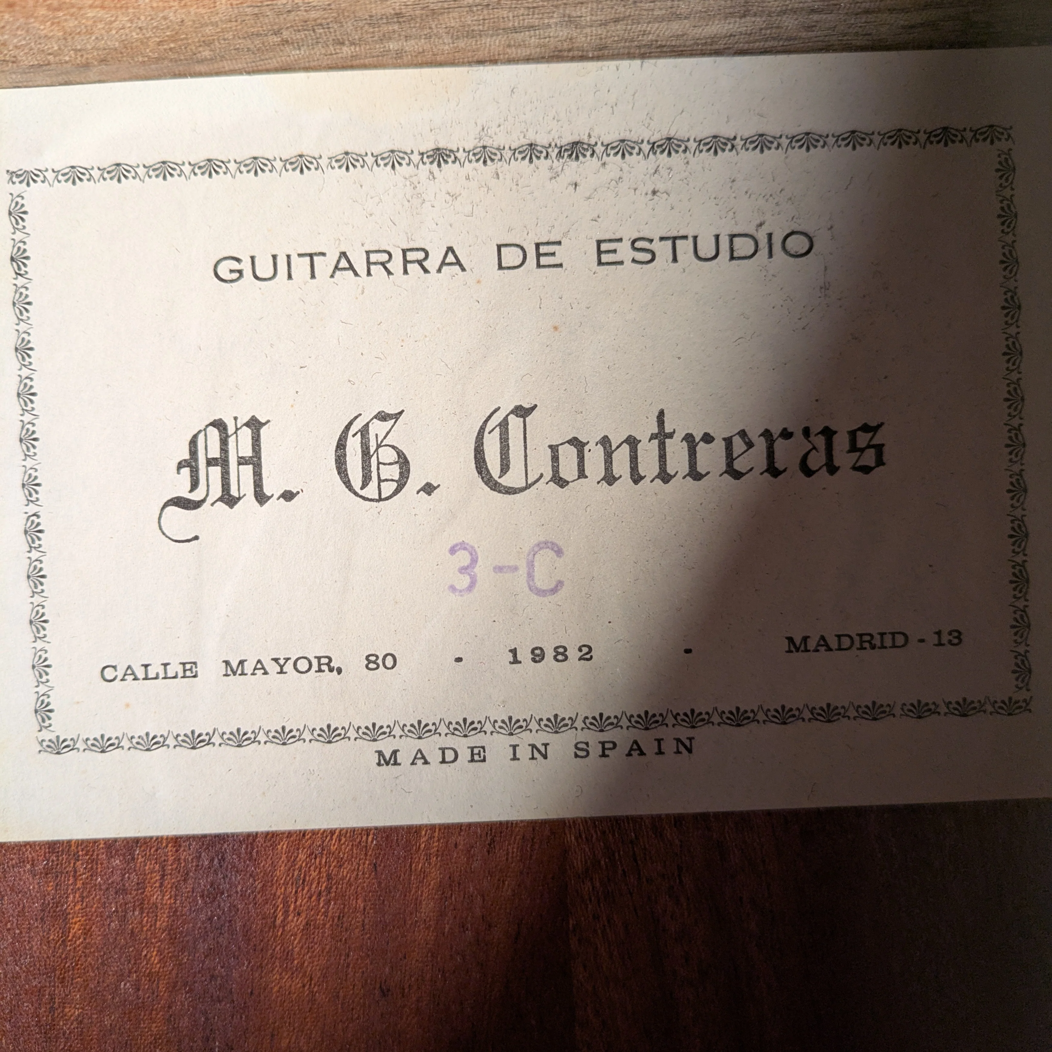 MANUEL CONTRERAS 3-C 1982 - Image 7