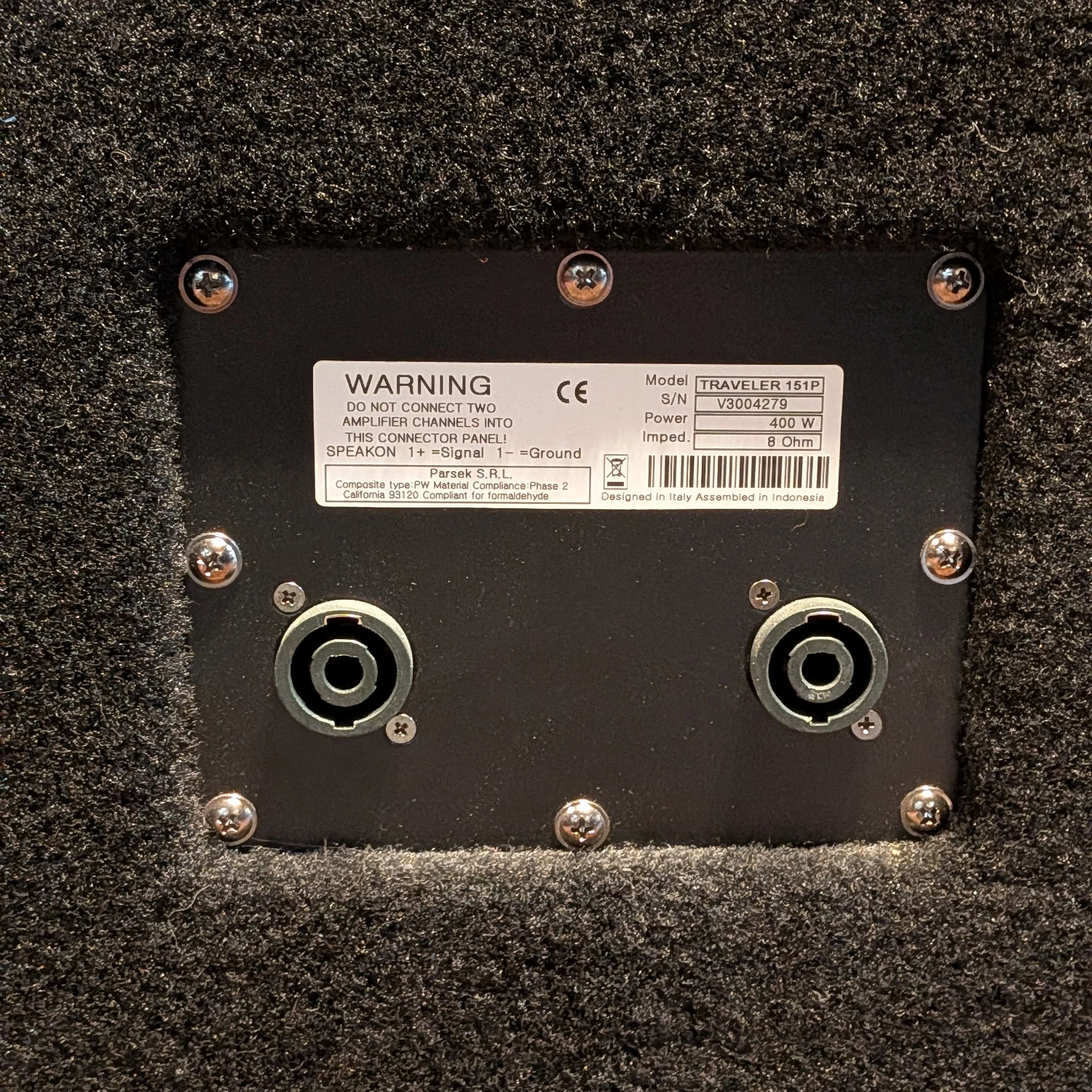 Markbass Traveler 151P 400-Watt 1x15" Bass Speaker Cabinet - Image 4