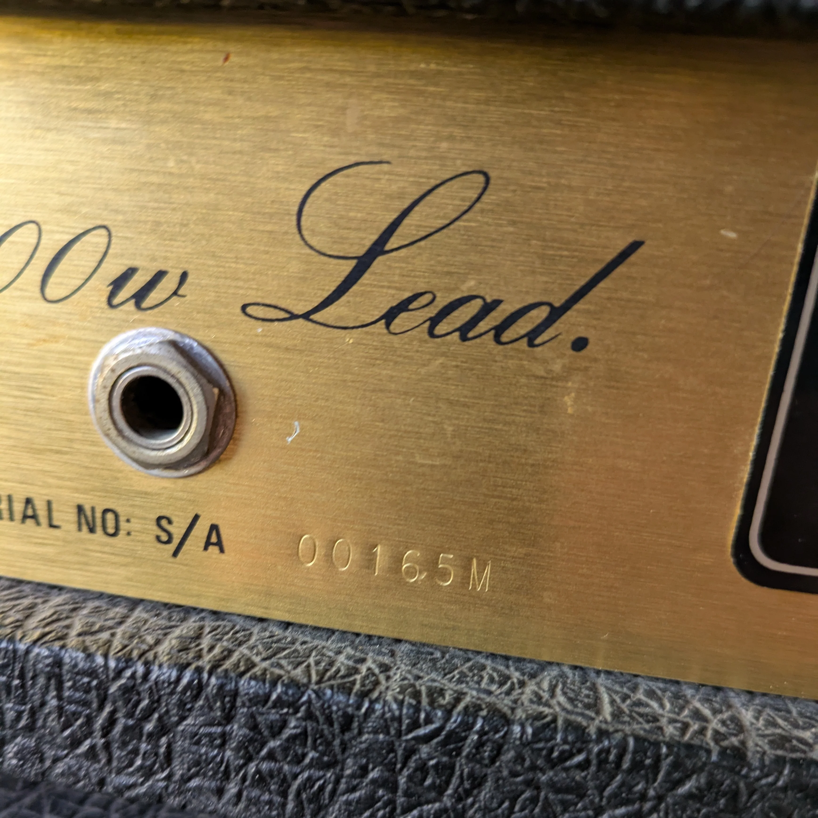 Marshall JMP 2203 Mk2 Master Model Lead 100-Watt Guitar Amp Head 1980 - Black + Cab 1960 Lead - Image 6