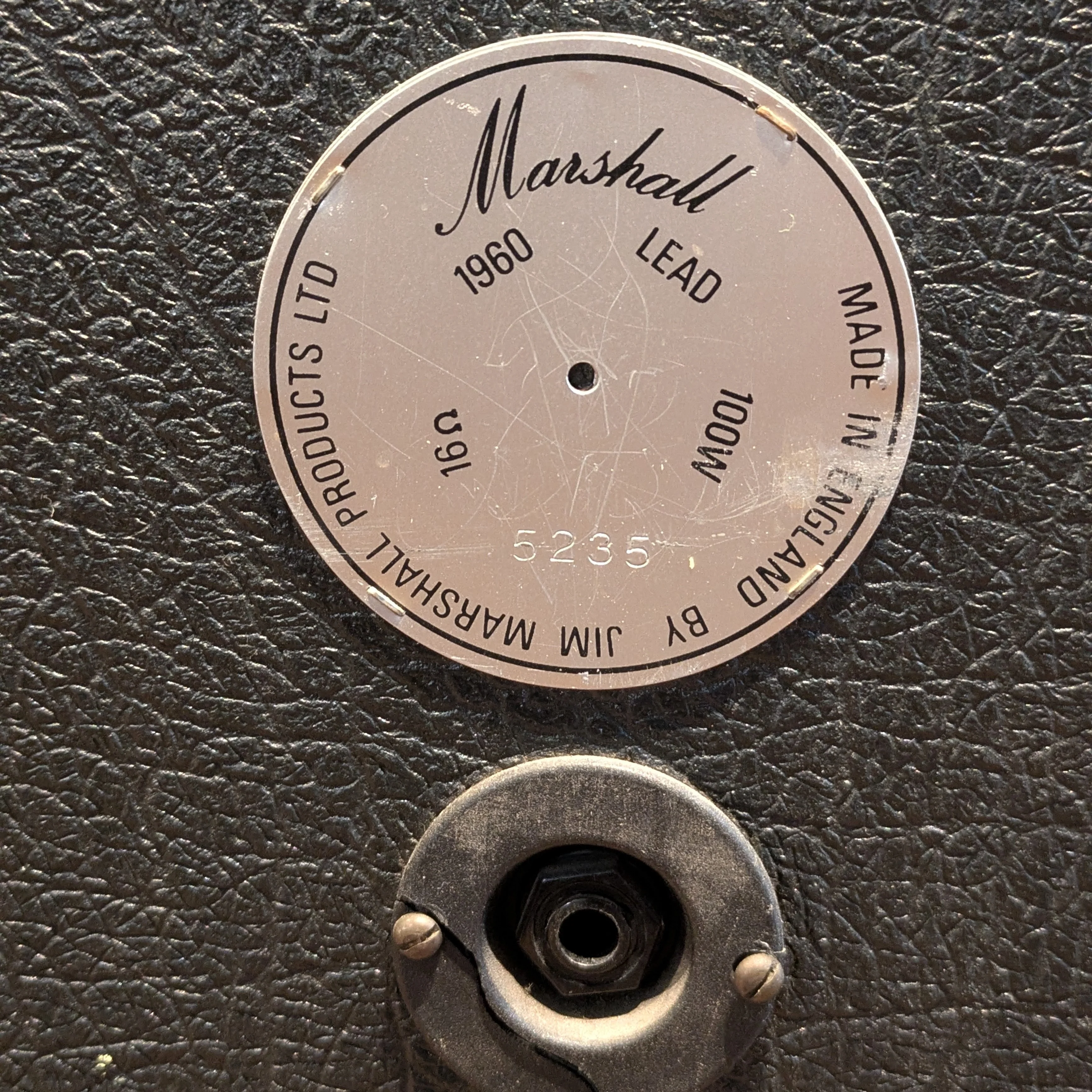 Marshall JMP 2203 Mk2 Master Model Lead 100-Watt Guitar Amp Head 1980 - Black + Cab 1960 Lead - Image 8