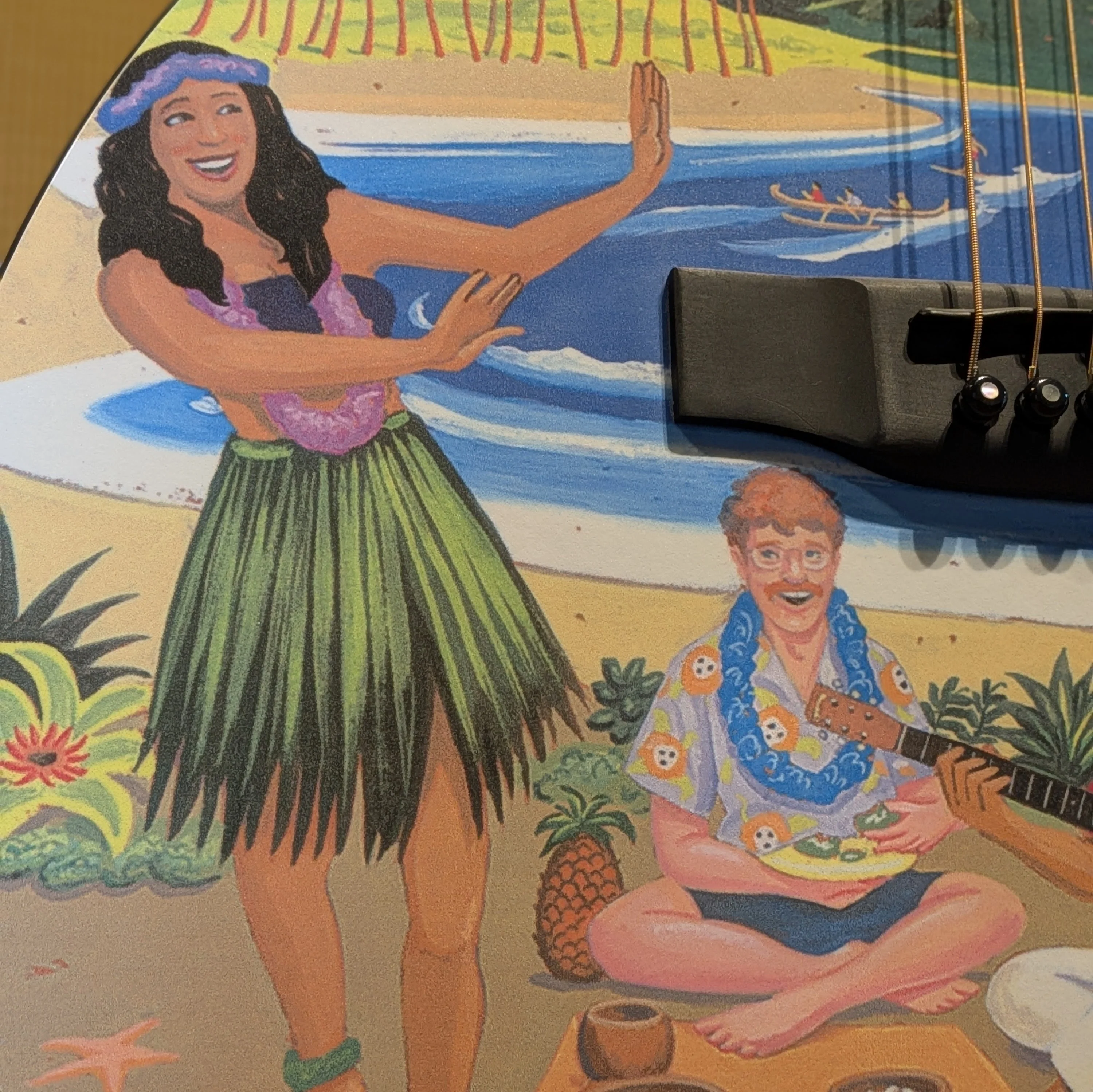 Martin Hawaiian X Limited Edition Auditorium 423 of 500 2022 - Robert Armstrong Artwork - Image 4