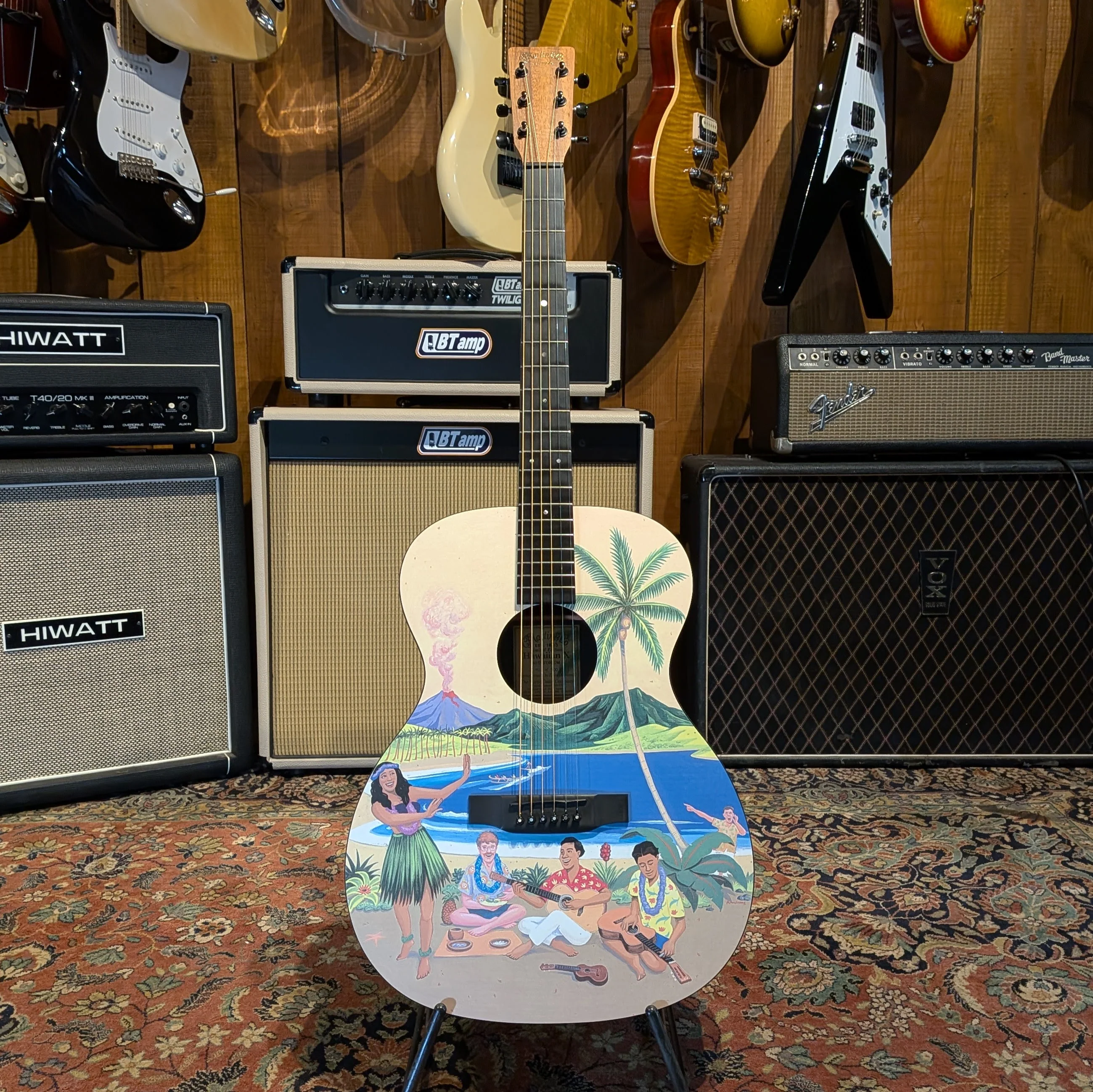 Martin Hawaiian X Limited Edition Auditorium 423 of 500 2022 - Robert Armstrong Artwork - Image 6