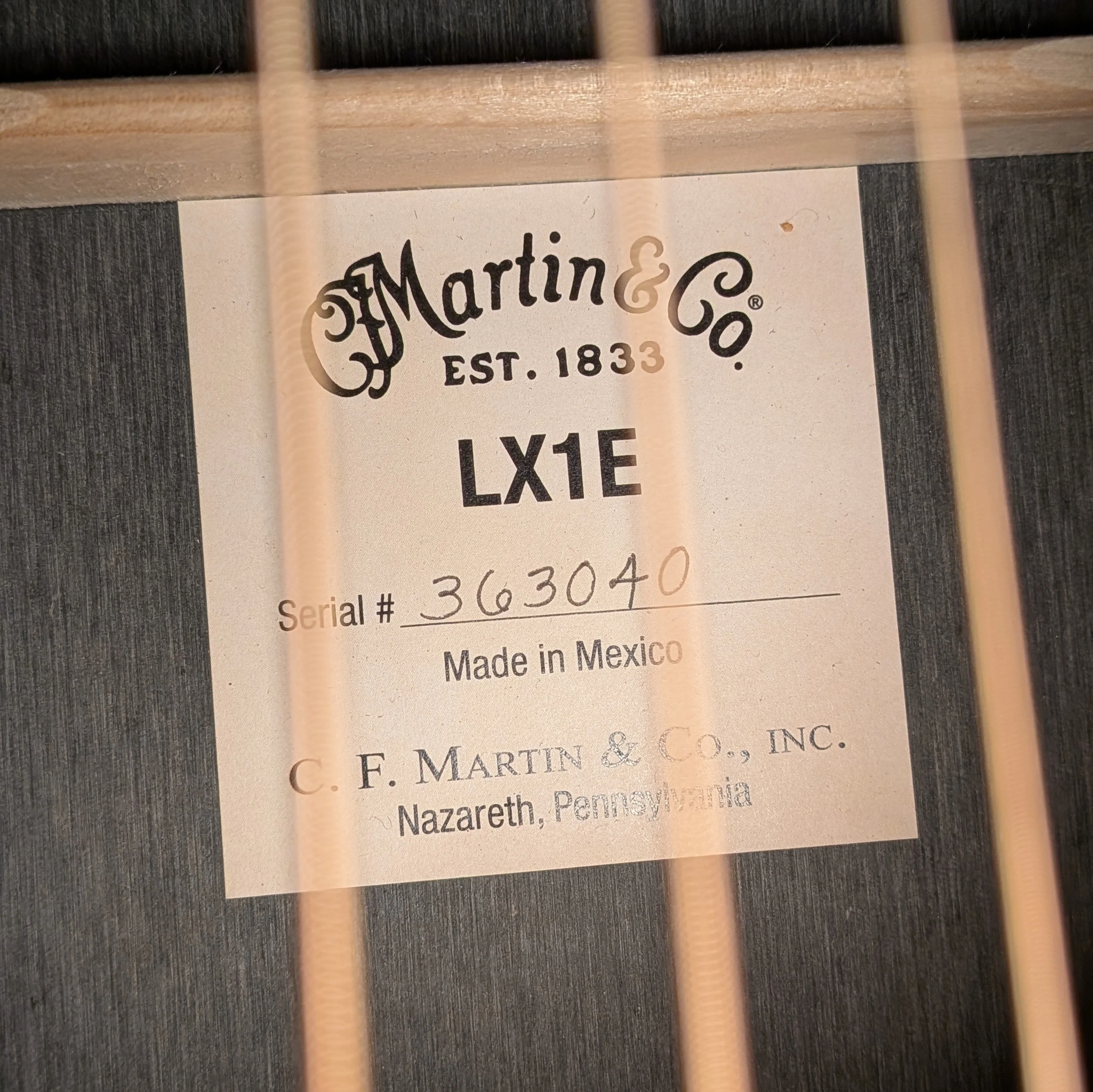 Martin LX1E Little Martin - Natural - Image 6