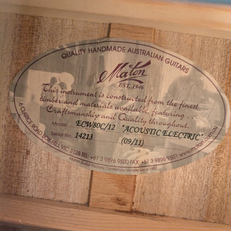 Maton ECW80C/12 - Image 7