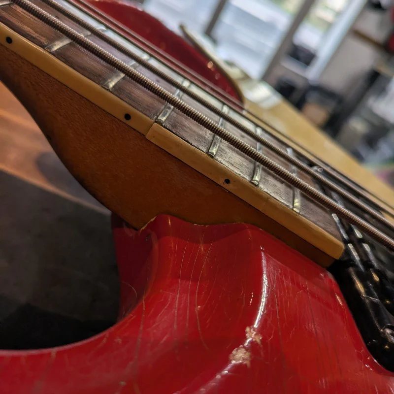 Mosrite Ventures Bass 1965 - Fiesta Red - Image 19