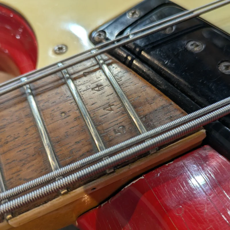 Mosrite Ventures Bass 1965 - Fiesta Red - Image 20