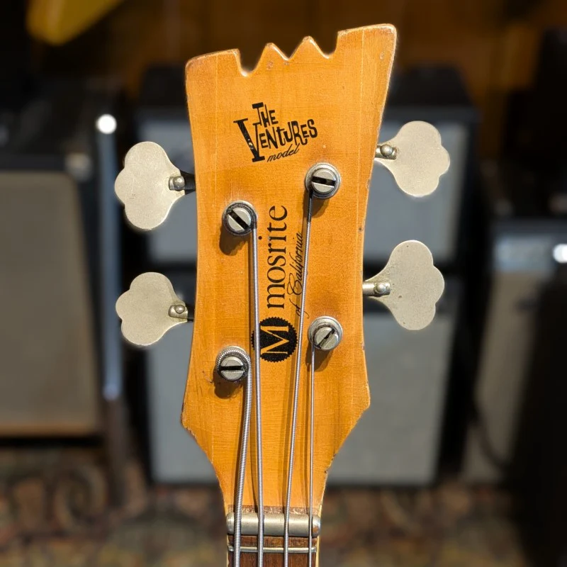 Mosrite Ventures Bass 1965 - Fiesta Red - Image 7