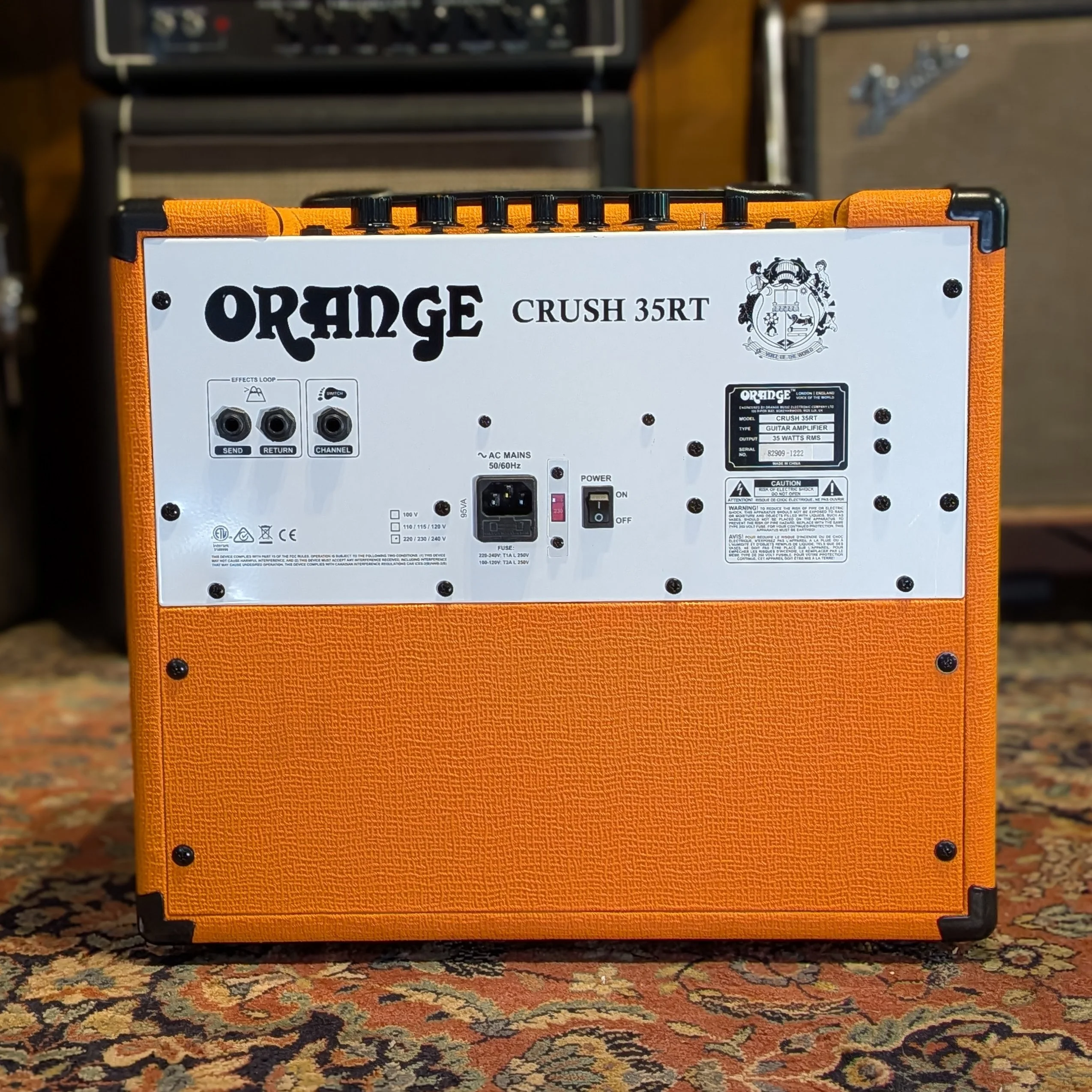 Orange Crush 35RT 2-Channel 35-Watt 1x10" Guitar Combo - Orange - Image 4